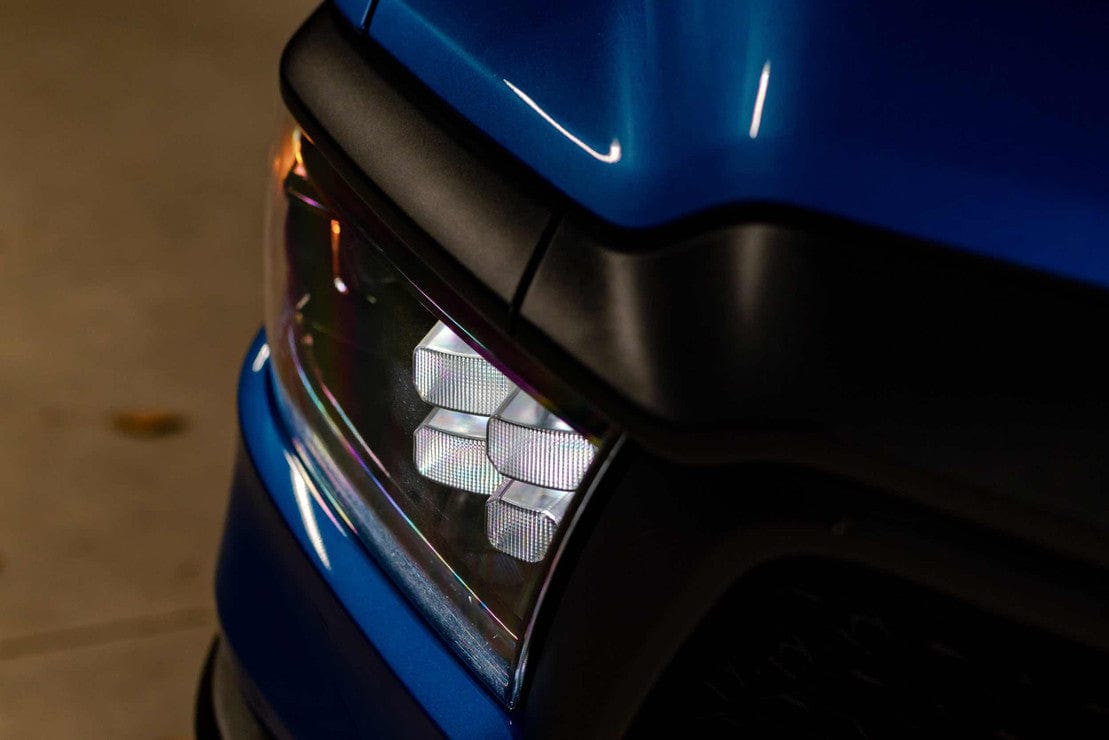 RAM 1500 (19-23): XB LED HEADLIGHTS (GEN 2) - RGB Halo Kits Multicolor Flow Series Color Chasing RGBWA LED headlight kit Oracle Lighting Trendz OneUpLighting Morimoto theretrofitsource AutoLEDTech Diode Dynamics