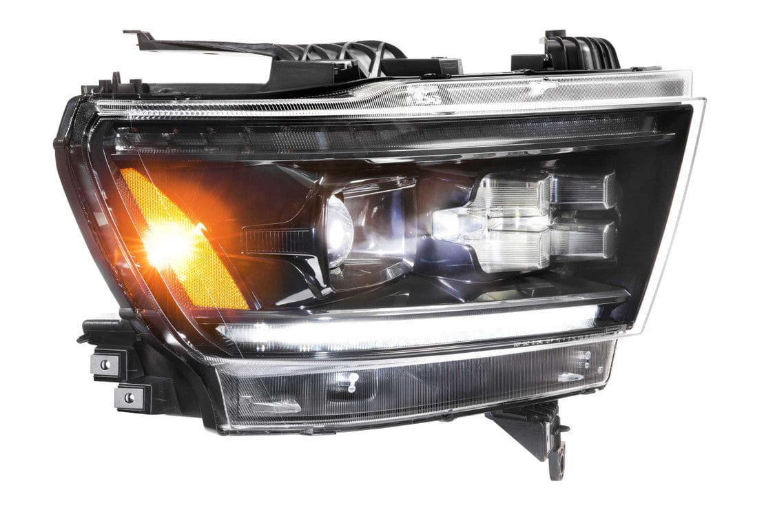 RAM 1500 (19-23): XB LED HEADLIGHTS (GEN 2) - RGB Halo Kits Multicolor Flow Series Color Chasing RGBWA LED headlight kit Oracle Lighting Trendz OneUpLighting Morimoto theretrofitsource AutoLEDTech Diode Dynamics