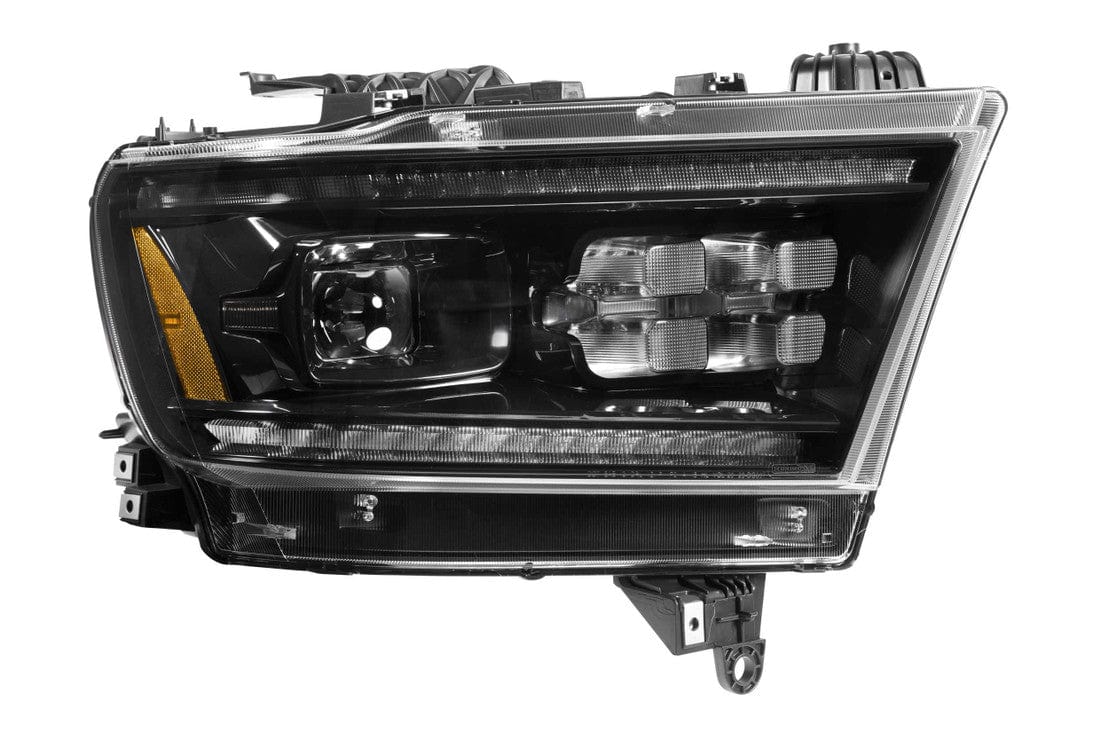 RAM 1500 (19-23): XB LED HEADLIGHTS (GEN 2) - RGB Halo Kits Multicolor Flow Series Color Chasing RGBWA LED headlight kit Oracle Lighting Trendz OneUpLighting Morimoto theretrofitsource AutoLEDTech Diode Dynamics