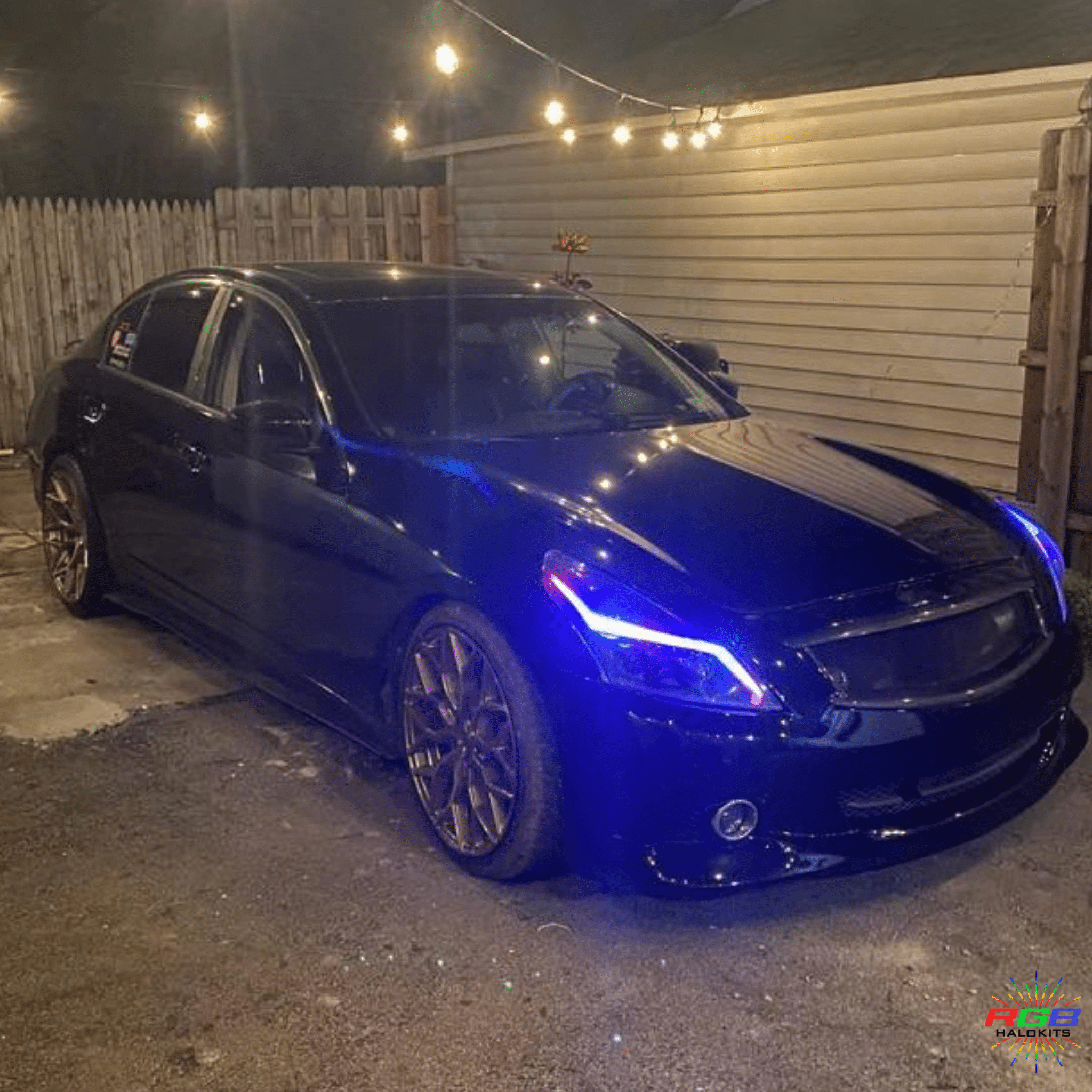 Infiniti G37: Multicolor Headlights (2010-2013) – Custom Multicolor LED Lighting by RGB Halo Kits