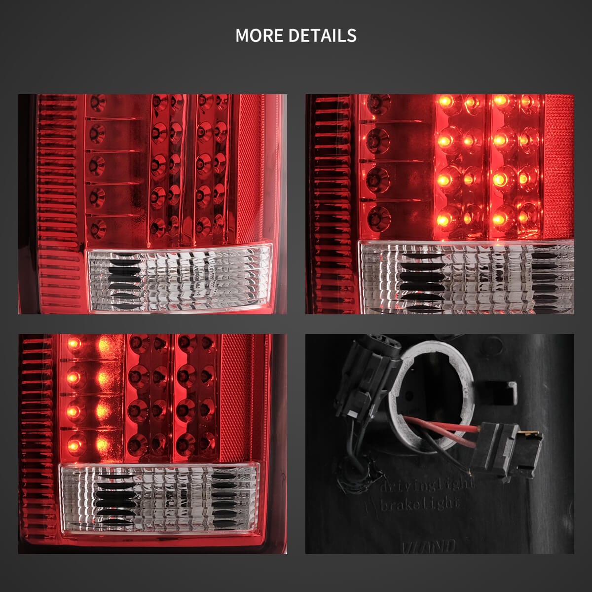 2000-2006 GMC Yukon Chevrolet Tahoe Suburban Taillights - RGB Halo Kits Multicolor Flow Series Color Chasing RGBWA LED headlight kit Oracle Lighting Trendz OneUpLighting Morimoto theretrofitsource AutoLEDTech Diode Dynamics