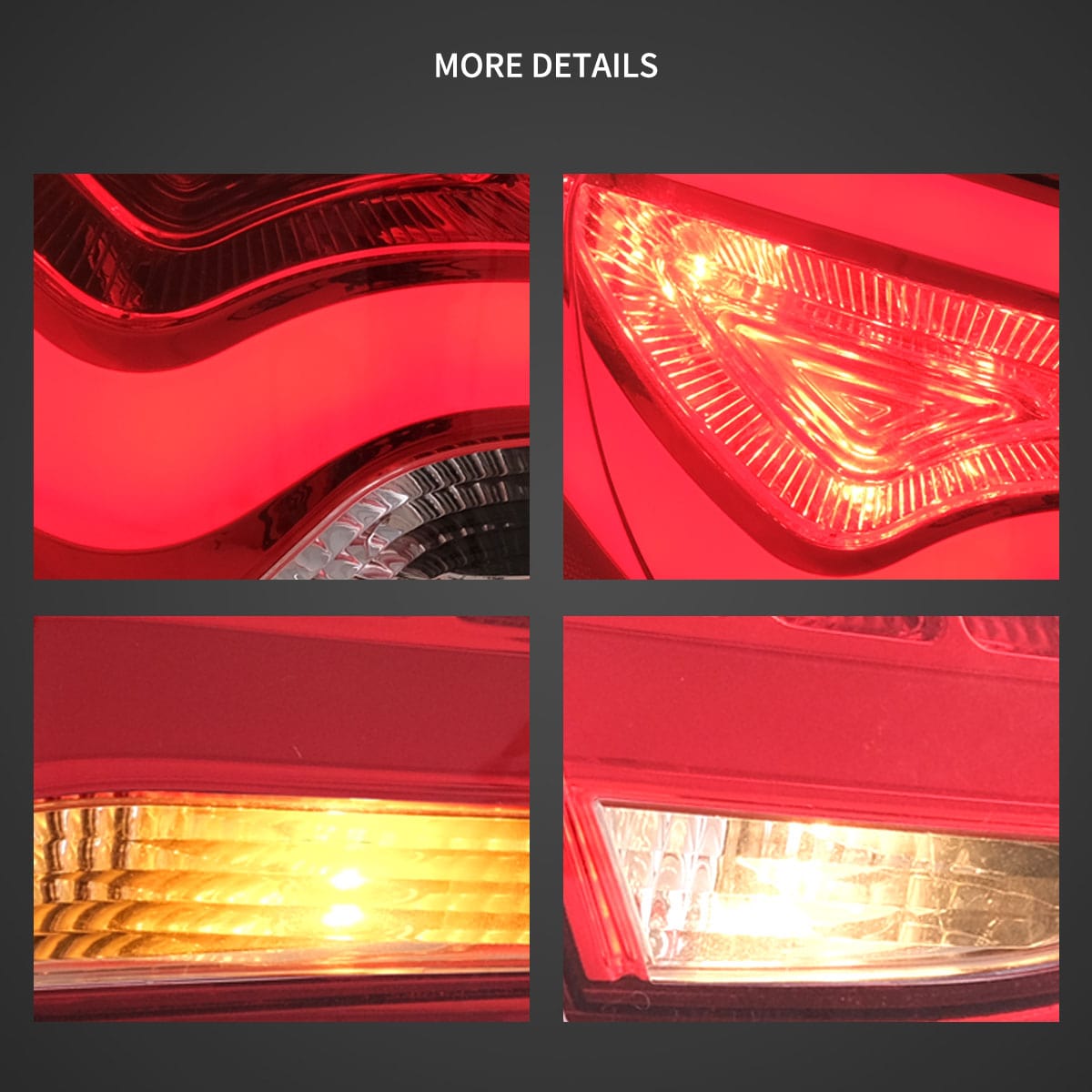 2011-2014 HYUNDAI SONATA Tail Lights - RGB Halo Kits Multicolor Flow Series Color Chasing RGBWA LED headlight kit Colorshift Oracle Lighting Trendz OneUpLighting Morimoto theretrofitsource AutoLEDTech Diode Dynamics