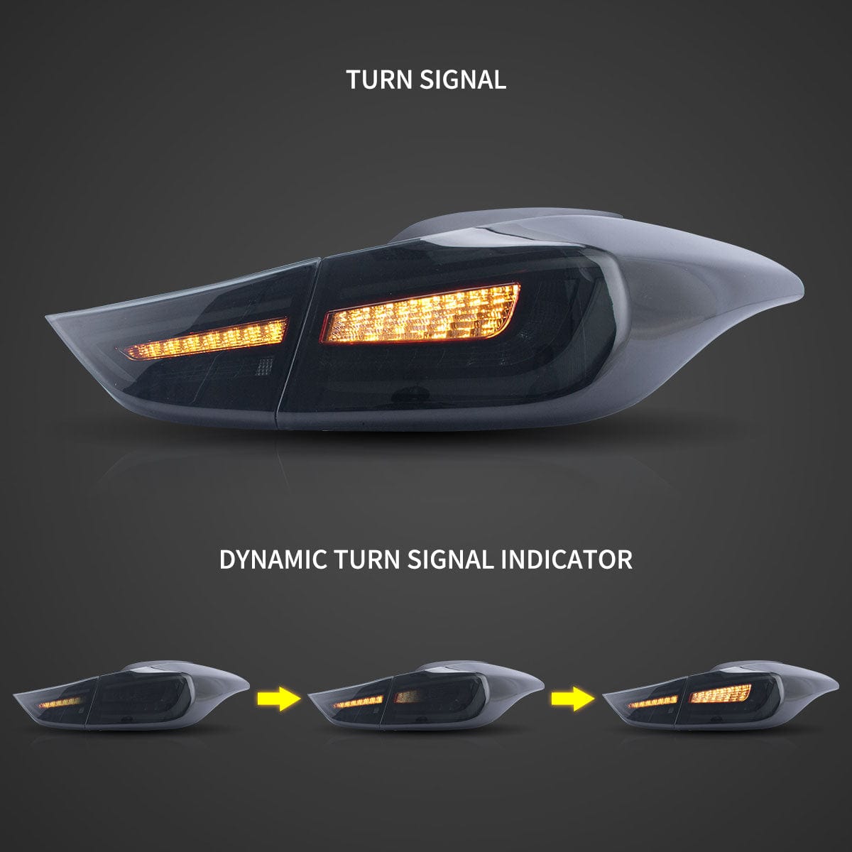 2011-2016 HYUNDAI ELANTRA Tail lights - RGB Halo Kits Multicolor Flow Series Color Chasing RGBWA LED headlight kit Oracle Lighting Trendz OneUpLighting Morimoto theretrofitsource AutoLEDTech Diode Dynamics