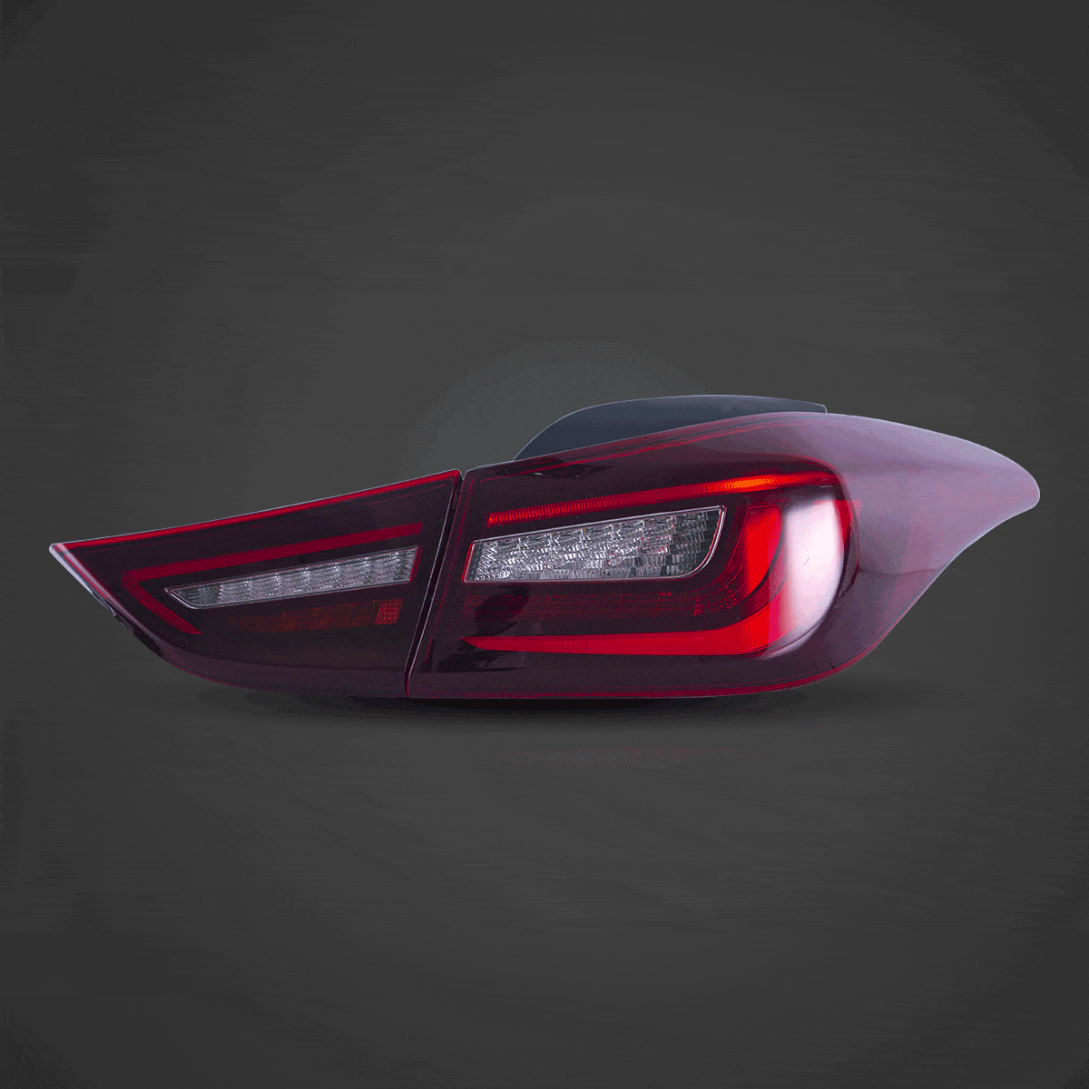 2011-2016 HYUNDAI ELANTRA Tail lights - RGB Halo Kits Multicolor Flow Series Color Chasing RGBWA LED headlight kit Oracle Lighting Trendz OneUpLighting Morimoto theretrofitsource AutoLEDTech Diode Dynamics