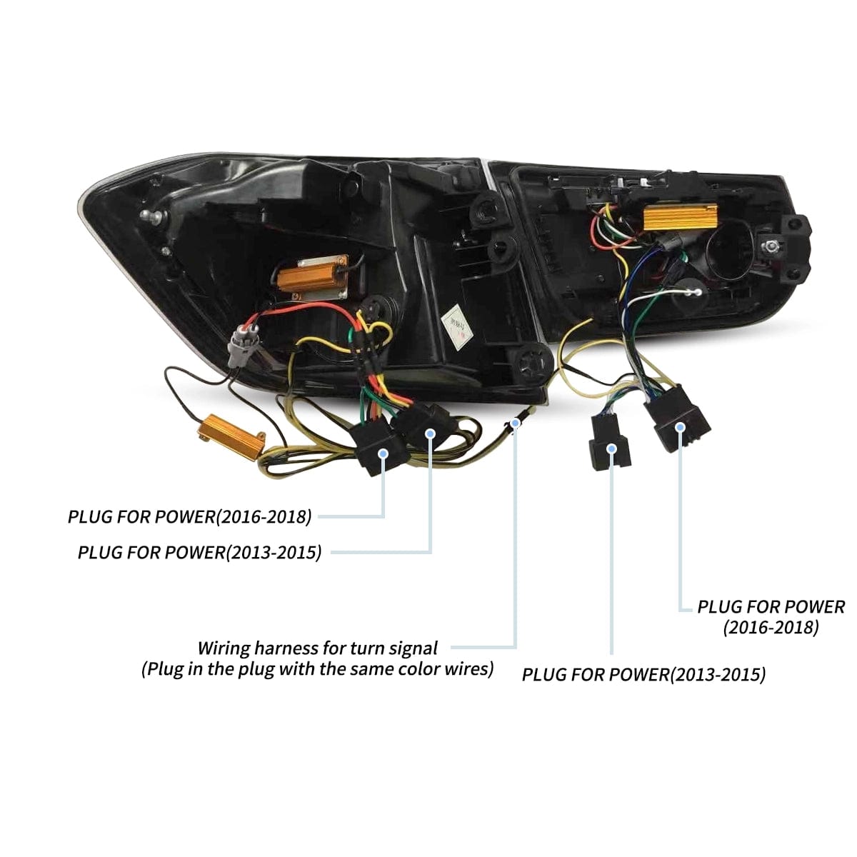 2012-2019 BMW 3 SERIES Tail Lights - RGB Halo Kits Multicolor Flow Series Color Chasing RGBWA LED headlight kit Oracle Lighting Trendz OneUpLighting Morimoto theretrofitsource AutoLEDTech Diode Dynamics