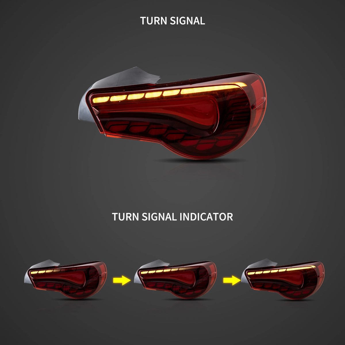 2013-2020 TOYOTA 86 SUBARU BRZ SCION FR-S Tail lights - RGB Halo Kits Multicolor Flow Series Color Chasing RGBWA LED headlight kit Oracle Lighting Trendz OneUpLighting Morimoto theretrofitsource AutoLEDTech Diode Dynamics