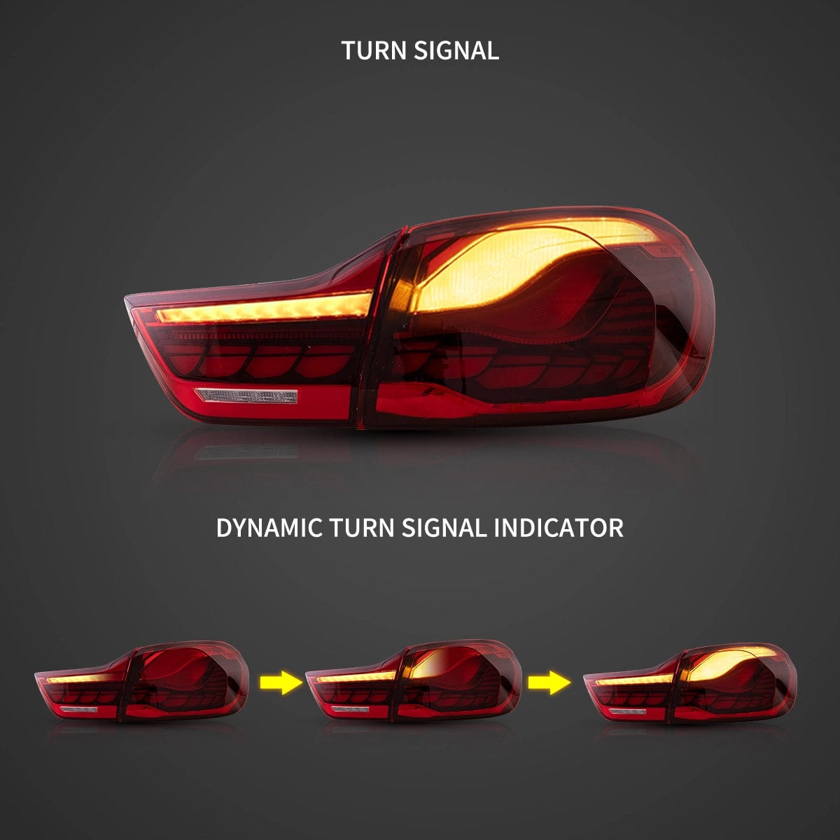 2014-2020 BMW 4 SERIES M4 SEDAN F32 F33 Tail lights With Dynamic Welcome Lighting - RGB Halo Kits Multicolor Flow Series Color Chasing RGBWA LED headlight kit Oracle Lighting Trendz OneUpLighting Morimoto theretrofitsource AutoLEDTech Diode Dynamics