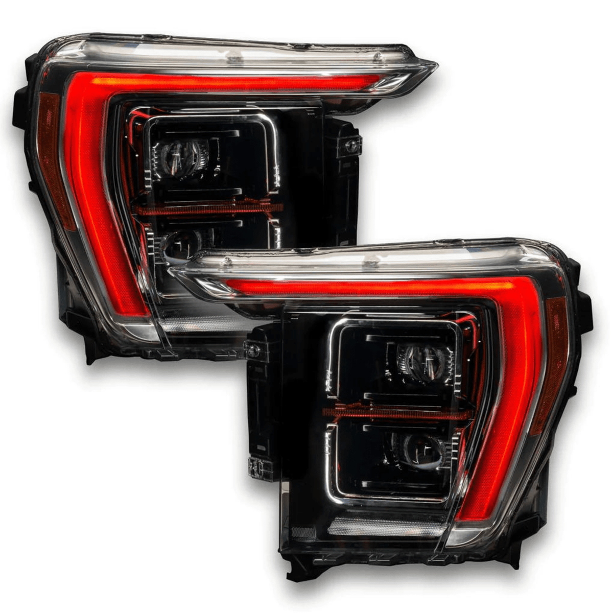 Ford F150 RGBW DRL Boards (2021-2023) — lighting shown installed