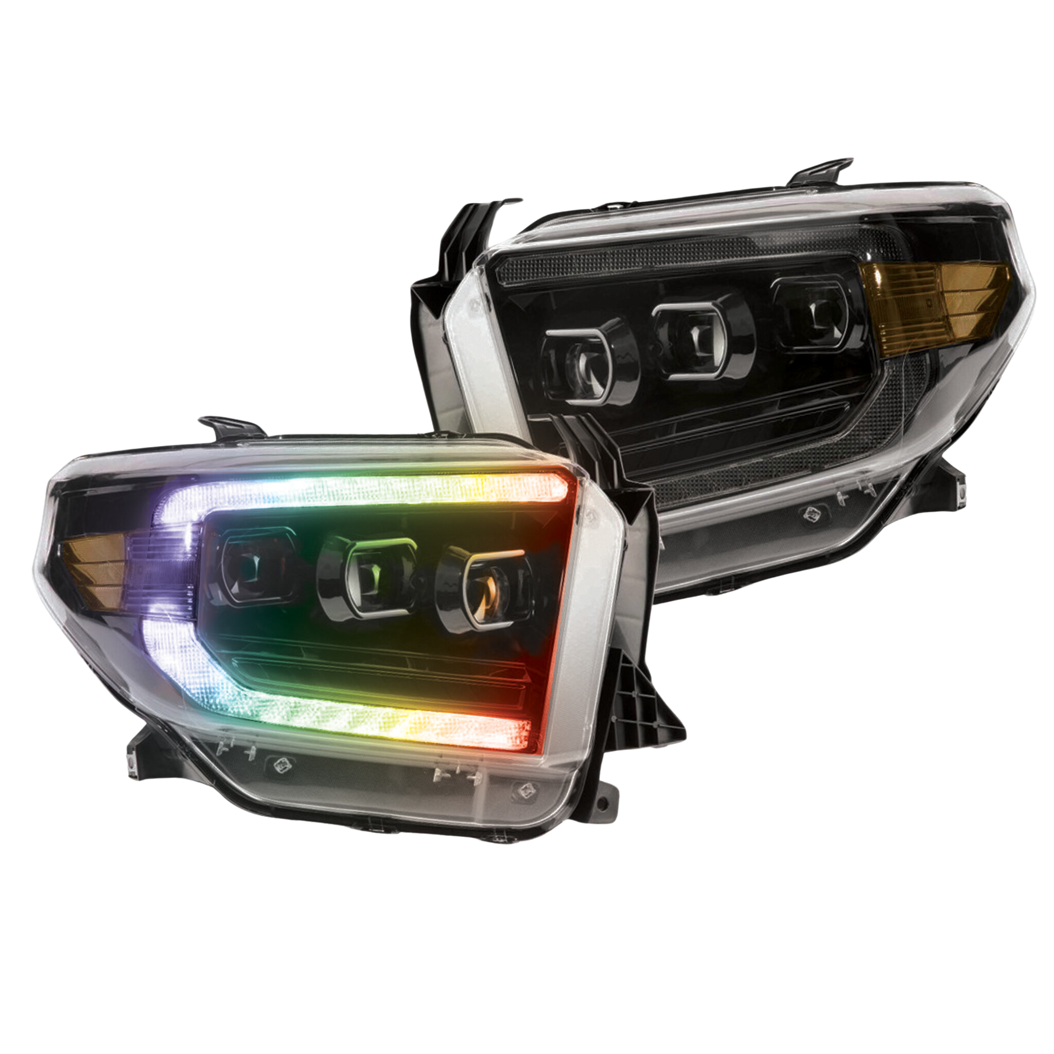 Toyota Tundra: Multicolor Built Morimoto XB Headlights (2014-2021)