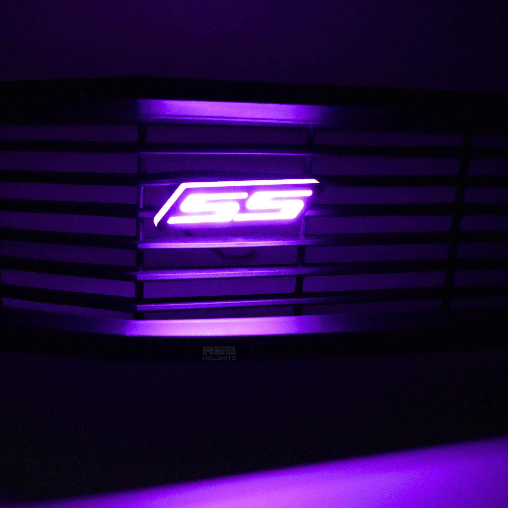 SS LED Emblem Badge: Multicolor (for Chevrolet)