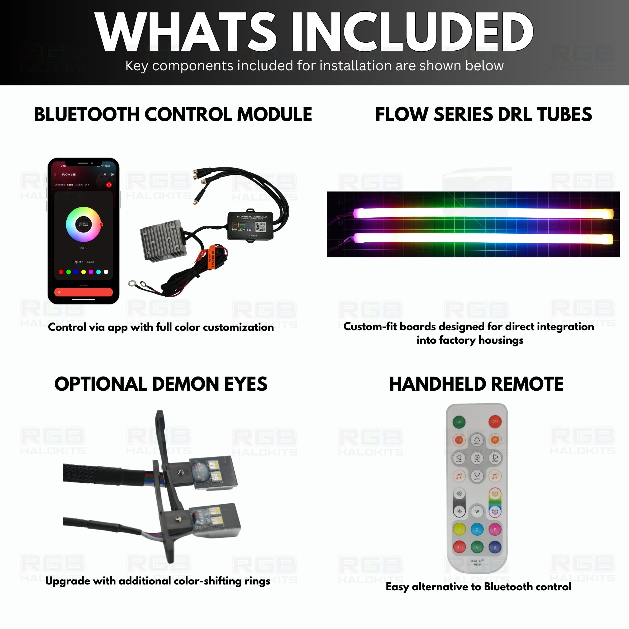 ワン様 Dodge Durango Multicolor Flow DRL Kit (2021-2026)