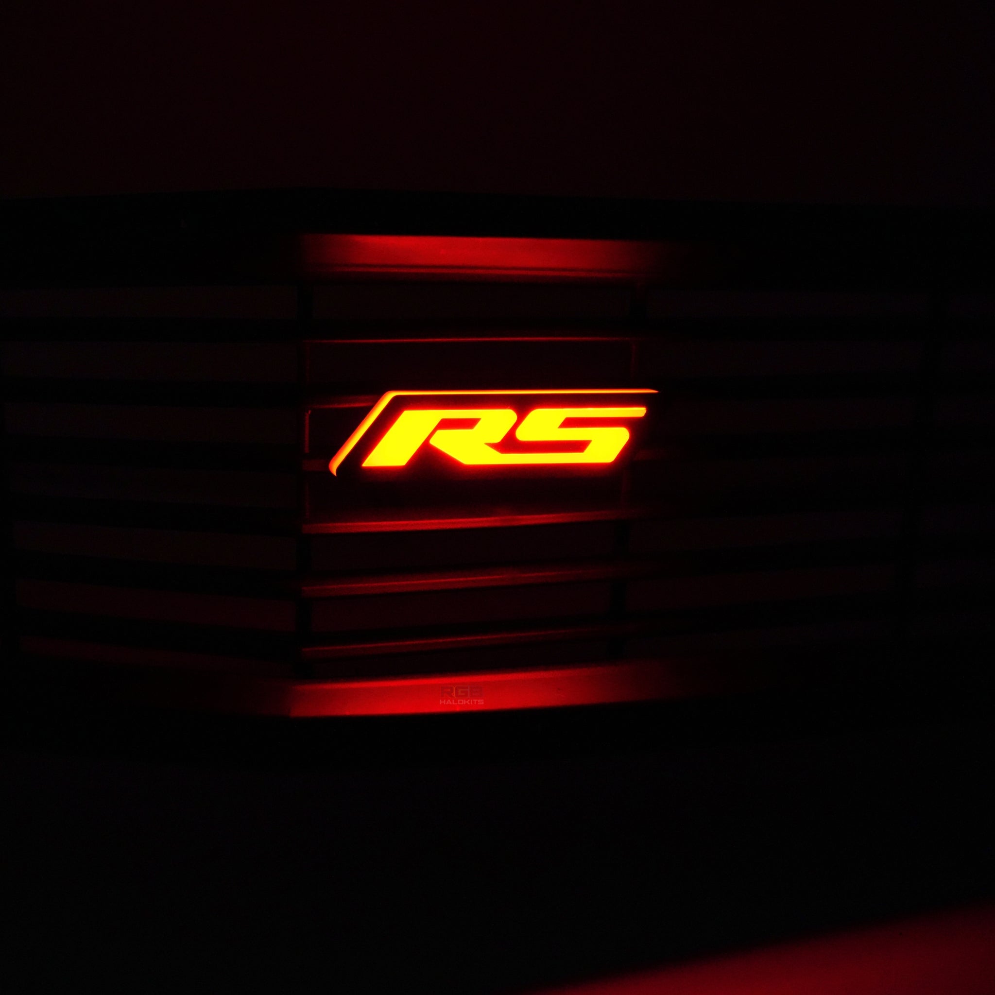 RS LED Emblem Badge: Multicolor (Chevrolet Style)