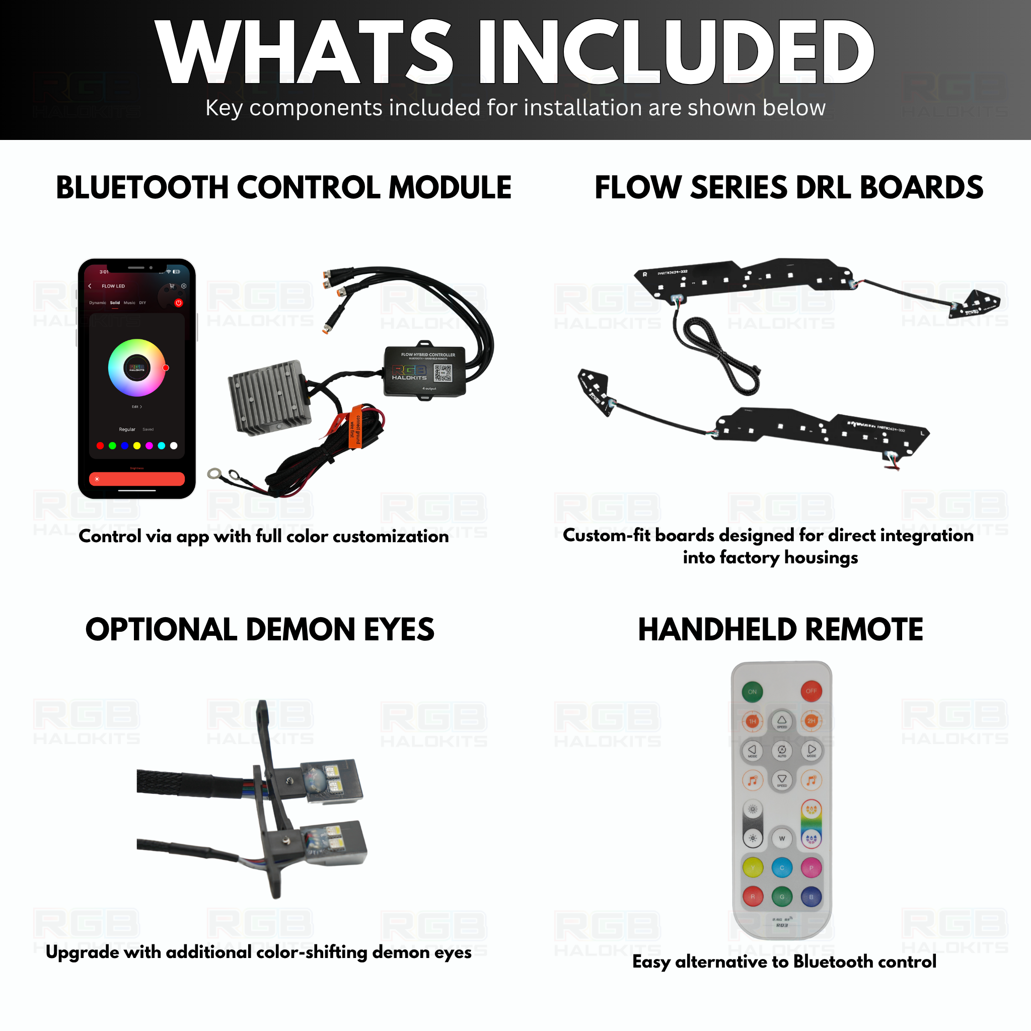 Chevrolet Corvette Multicolor DRL Boards (2014-2019)