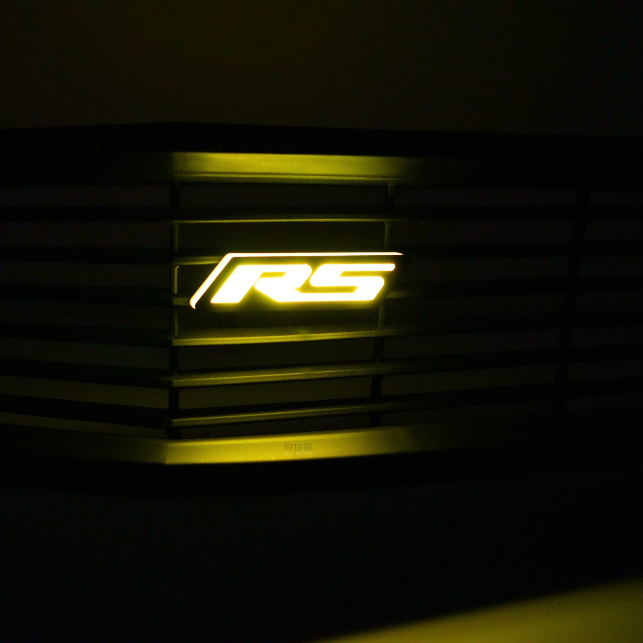 RS LED Emblem Badge: Multicolor (Chevrolet Style)