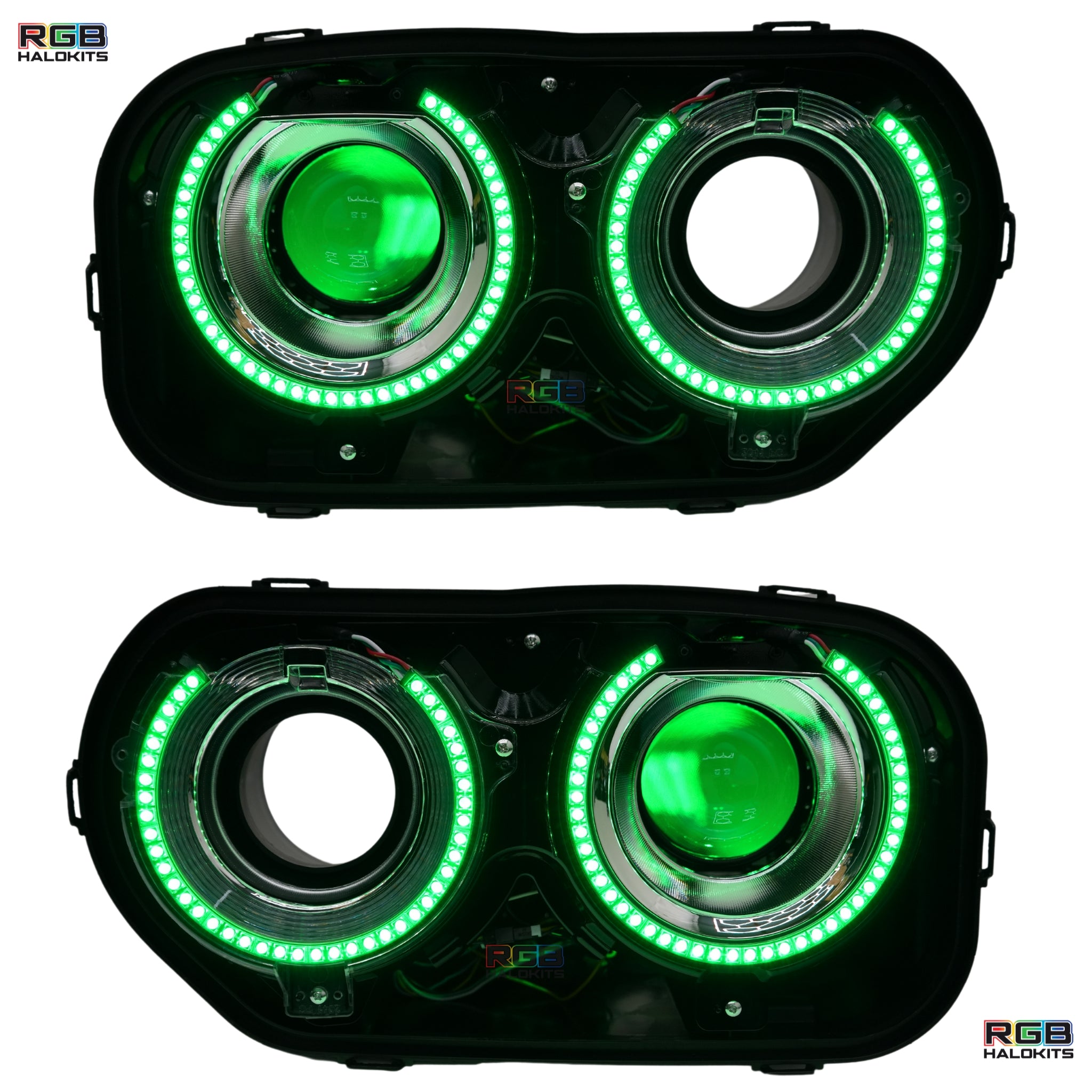 お気にいる Dodge Challenger: Eyes Demon RGBW with Headlights Multicolor その他