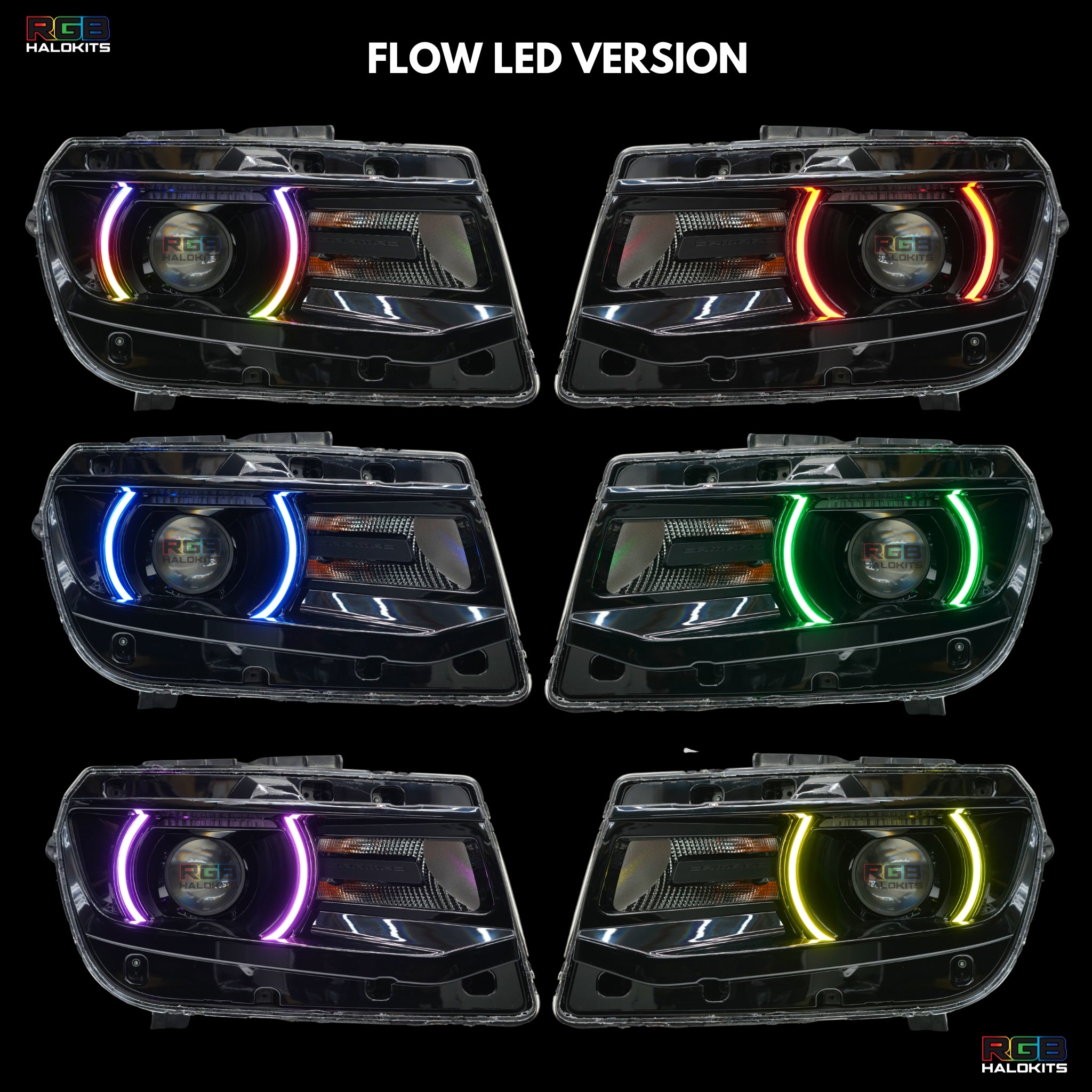 Chevrolet Camaro RS/SS Multicolor DRL Boards (2014-2015)