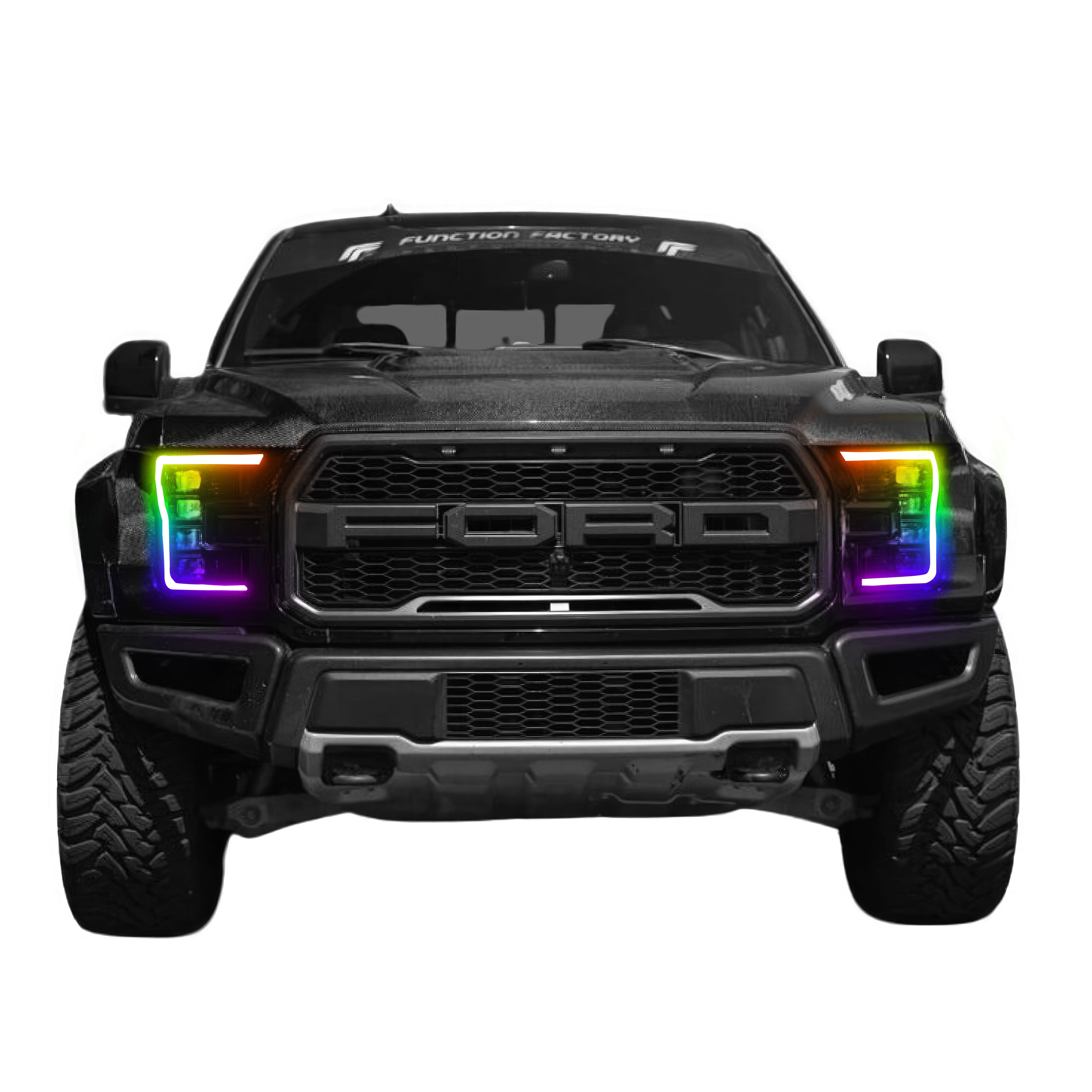 2016-2021 Ford Raptor: Multicolor Prebuilt XB Headlights