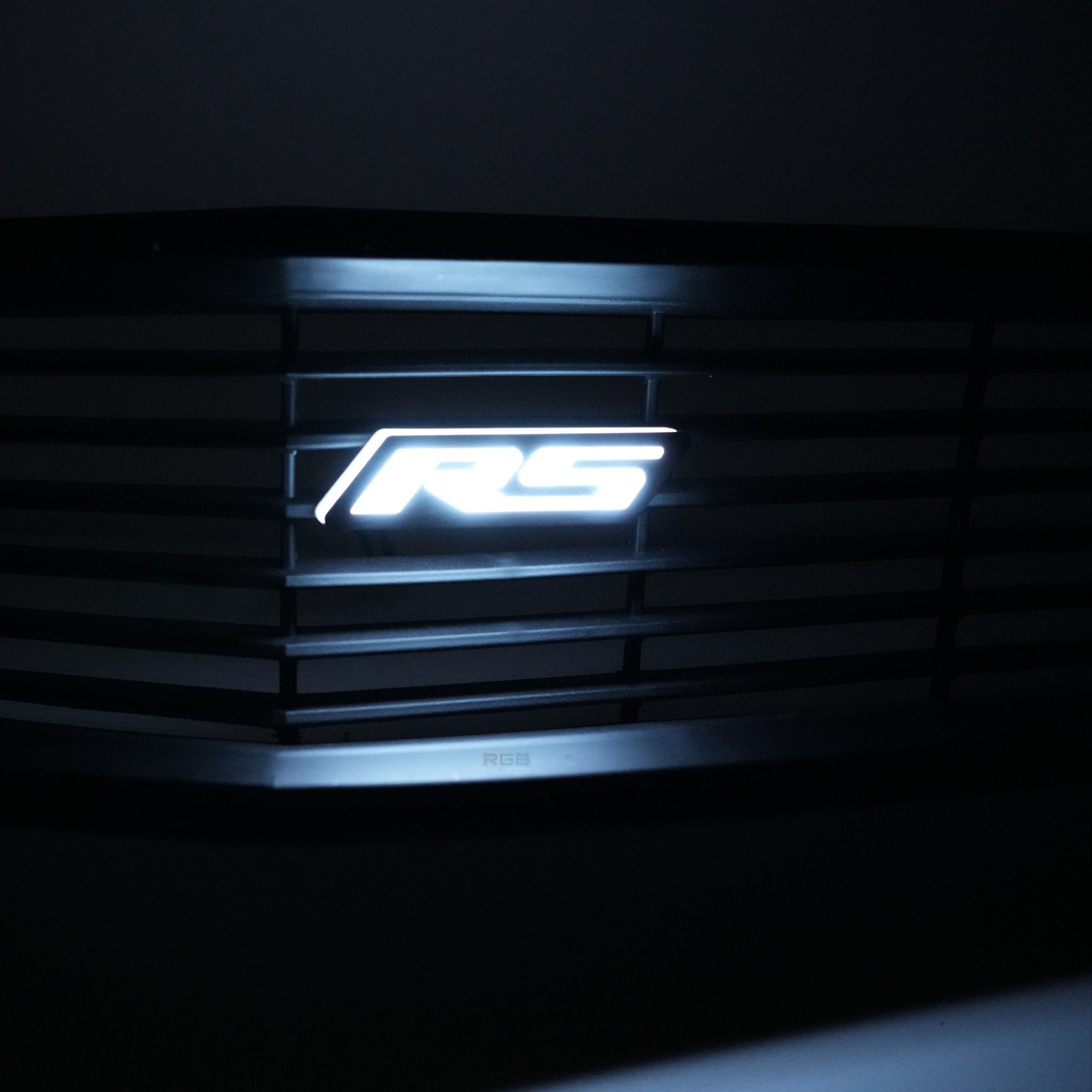 RS LED Emblem Badge: Multicolor (Chevrolet Style)