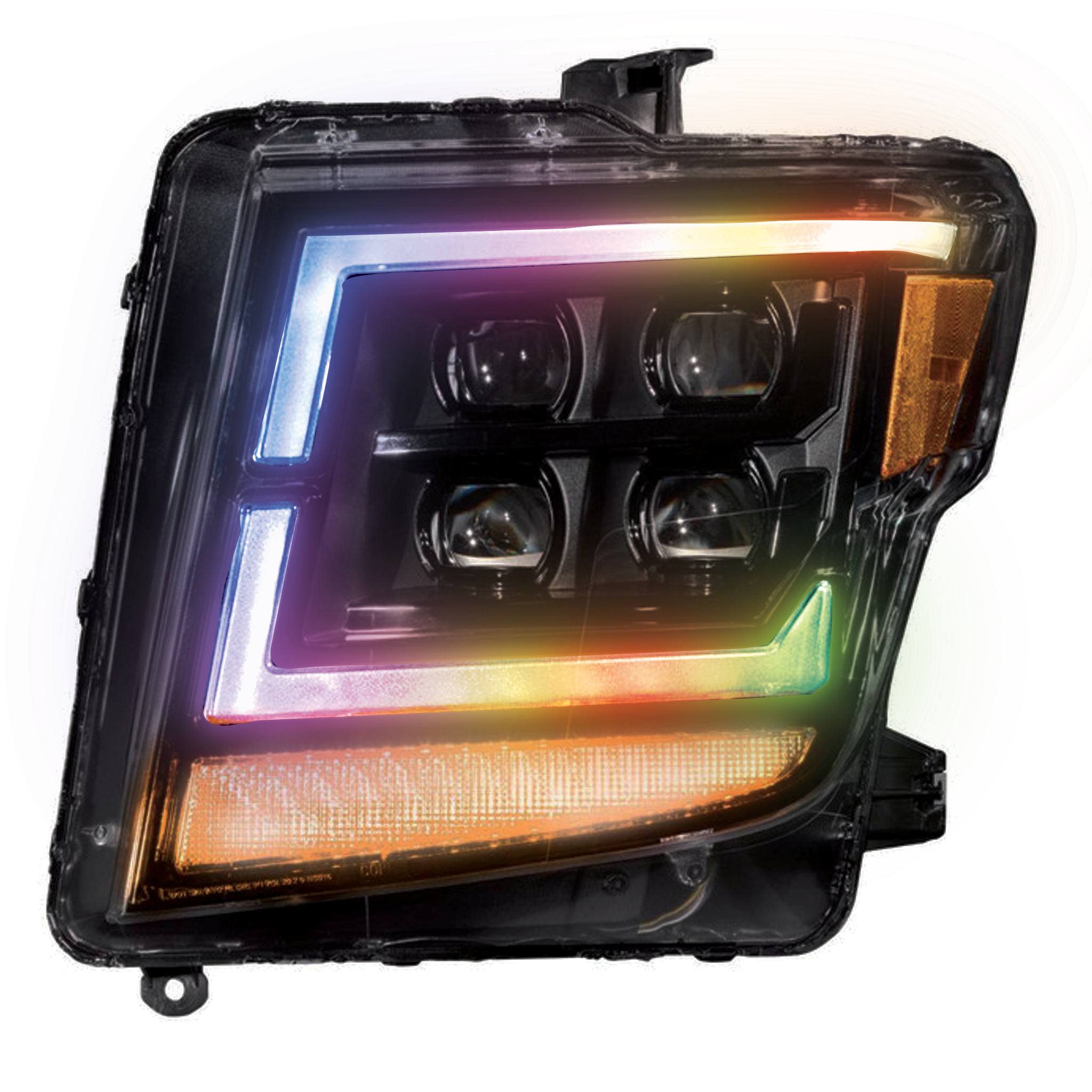 NISSAN Titan: Multicolor Built Morimoto XB Headlights (2016-2022)