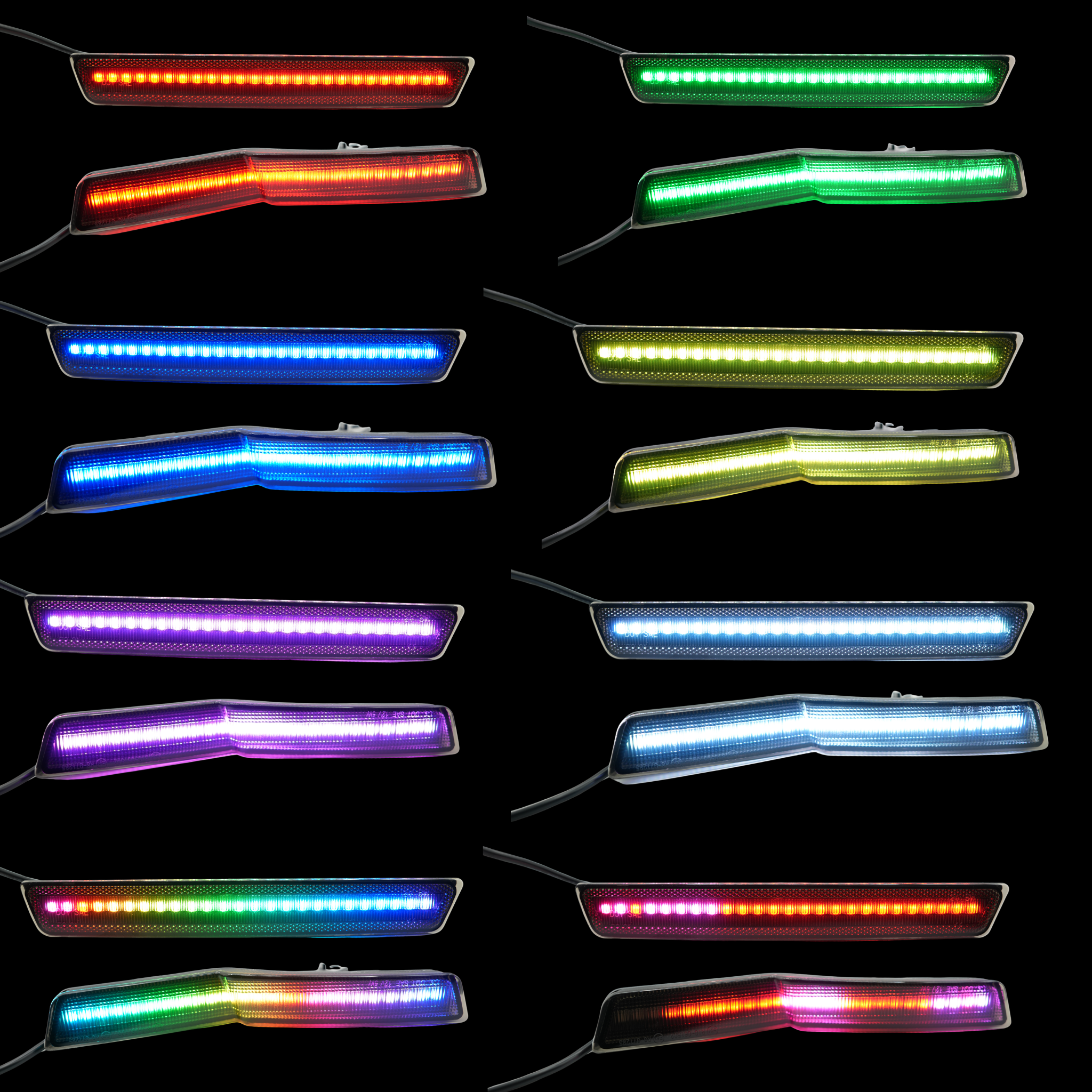 Dodge Challenger Widebody Flow Series Side Markers (2018–2023)
