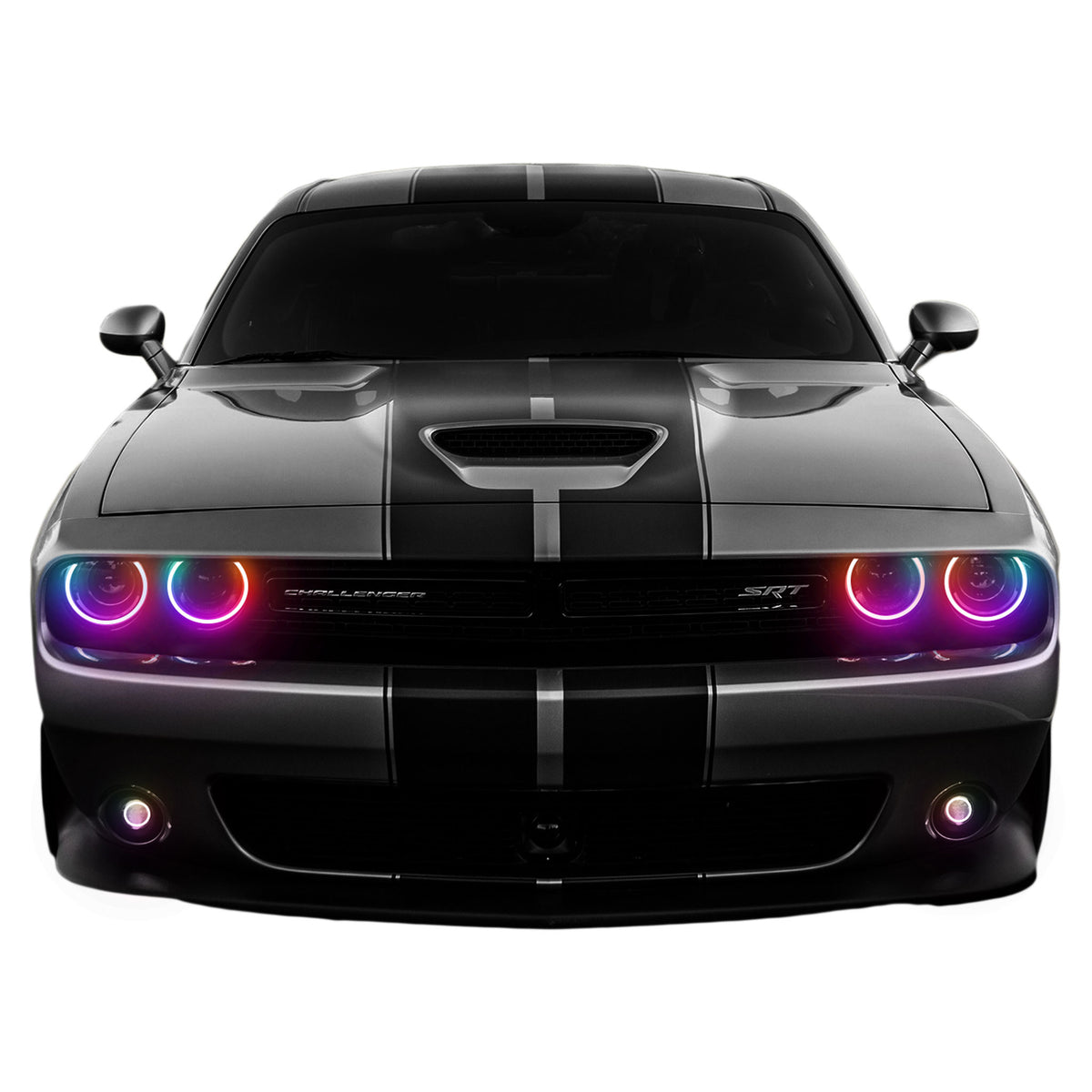 Dodge Challenger Waterproof External Mount Multicolor Halo Kit