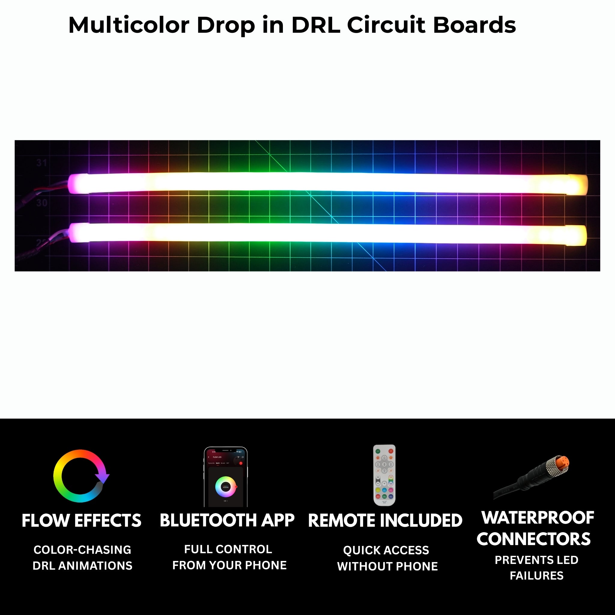 Love様 Dodge Durango Multicolor Flow DRL Kit (2021-2026)