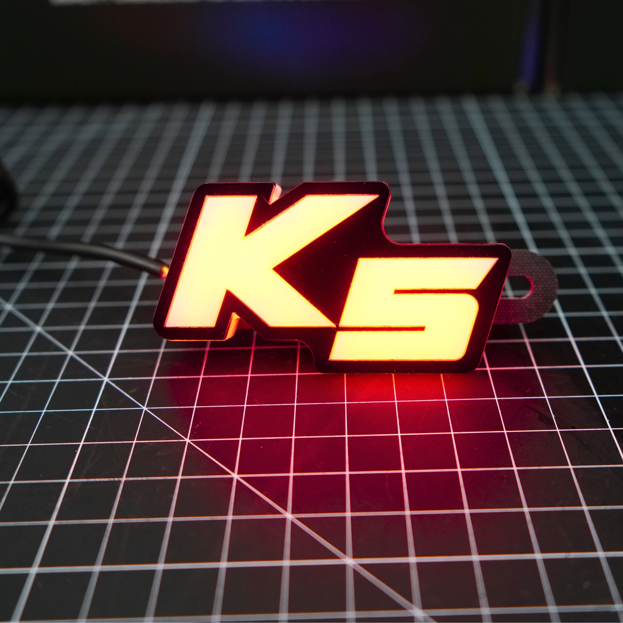 Kia K5 LED Badge: (Multicolor Flow)