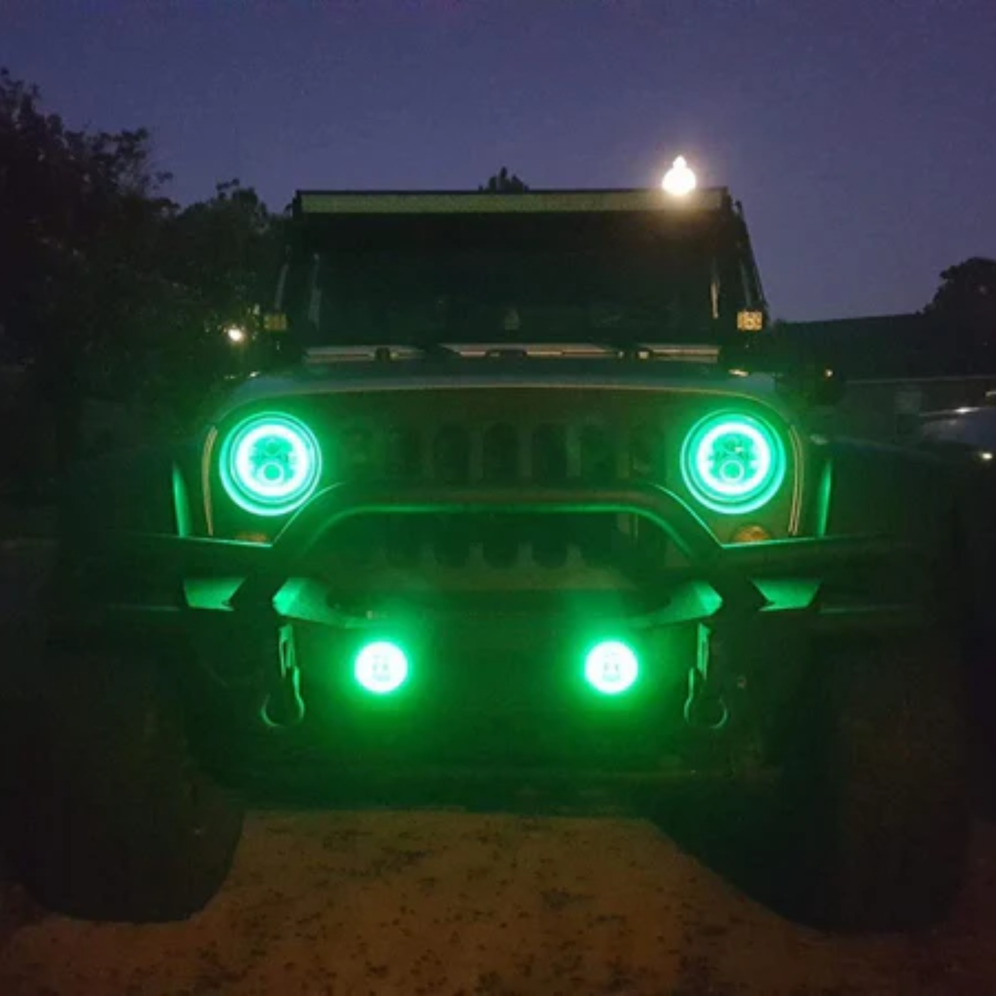 Jeep Wrangler JK Multicolor Halo Kit (2007-2016)