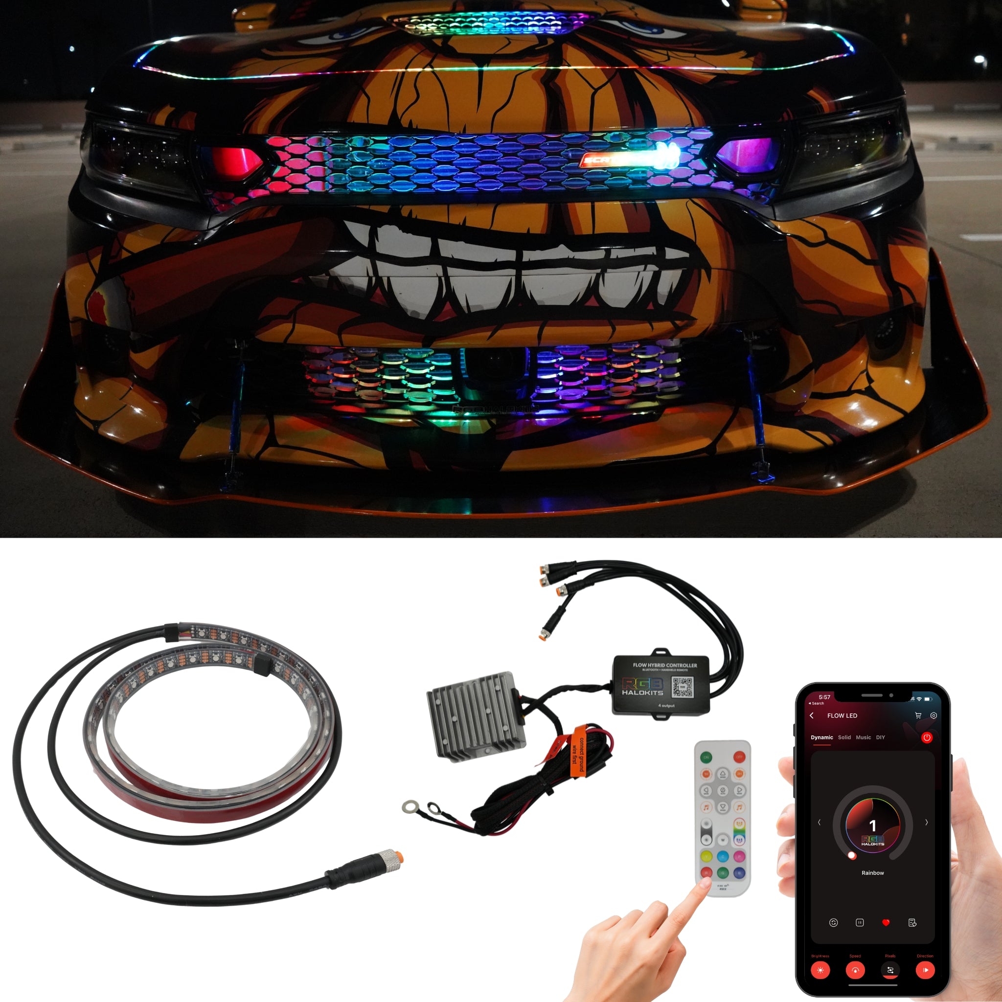 Multicolor Grille LED Kit