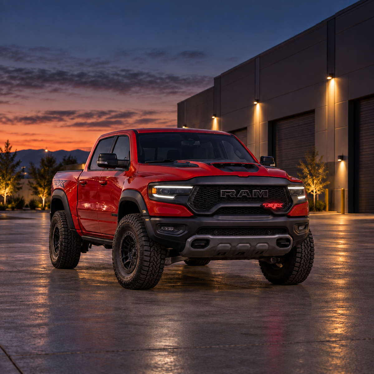 LED Emblem Badge: (Multicolor) – Compatible with Ram TRX
