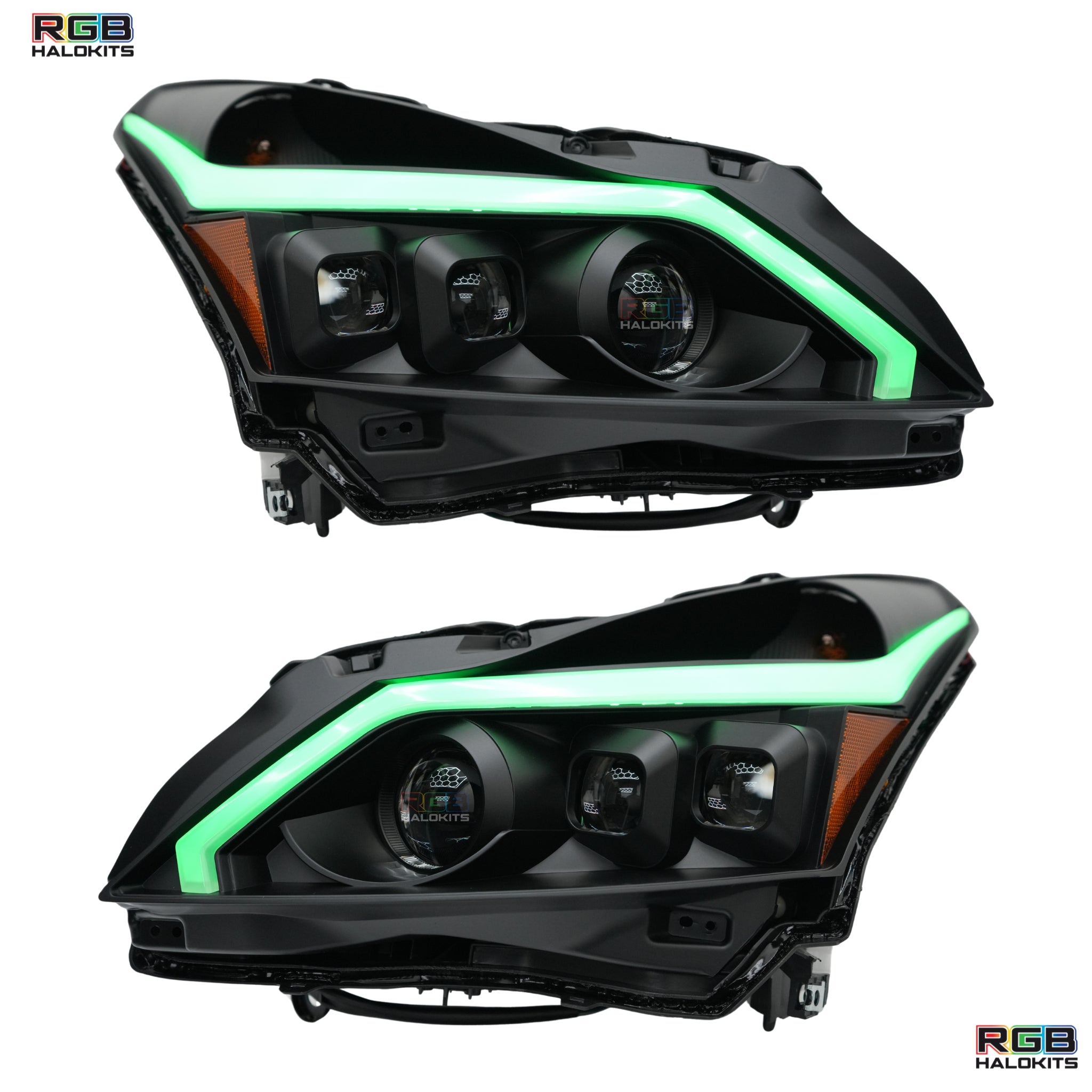 Infiniti G37 Spyder Headlights Multicolor DRL Boards (2010-2013)