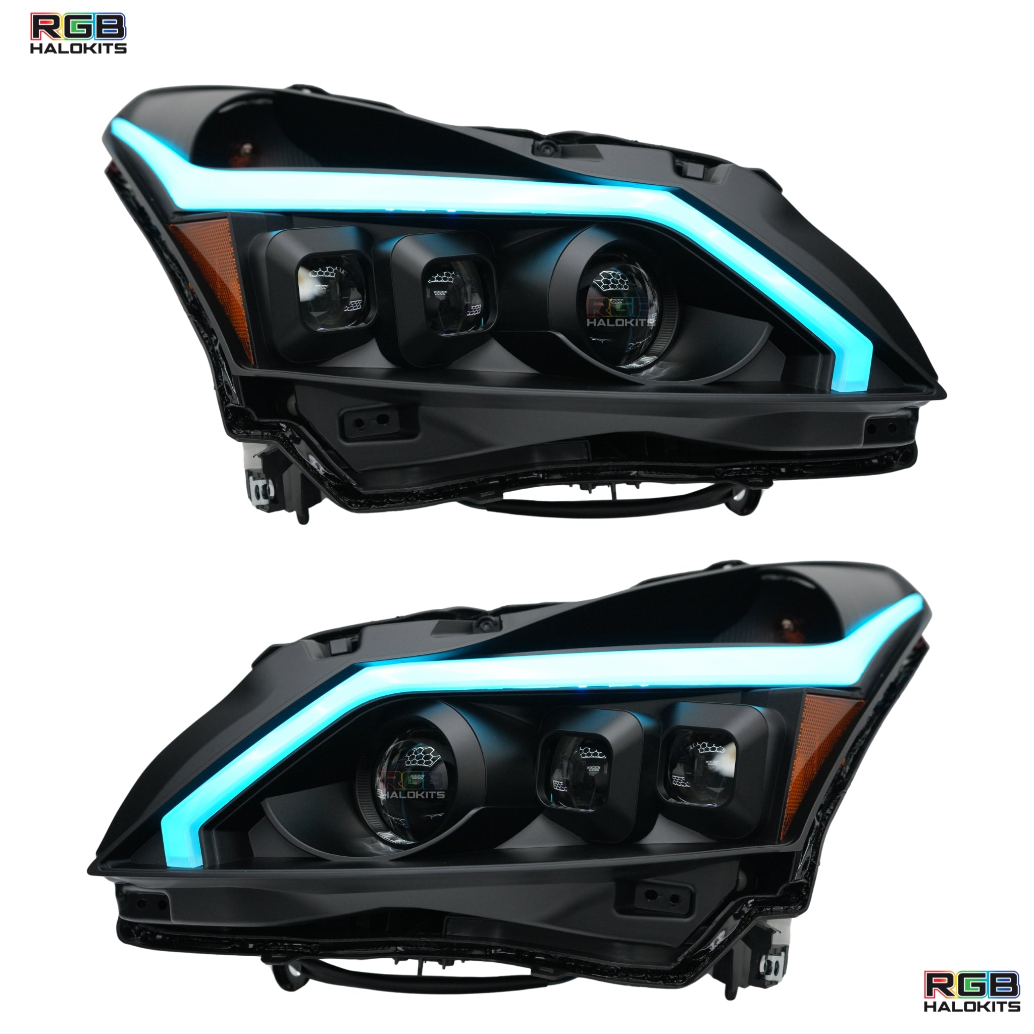 Infiniti G37 Spyder Headlights Multicolor DRL Boards (2010-2013)