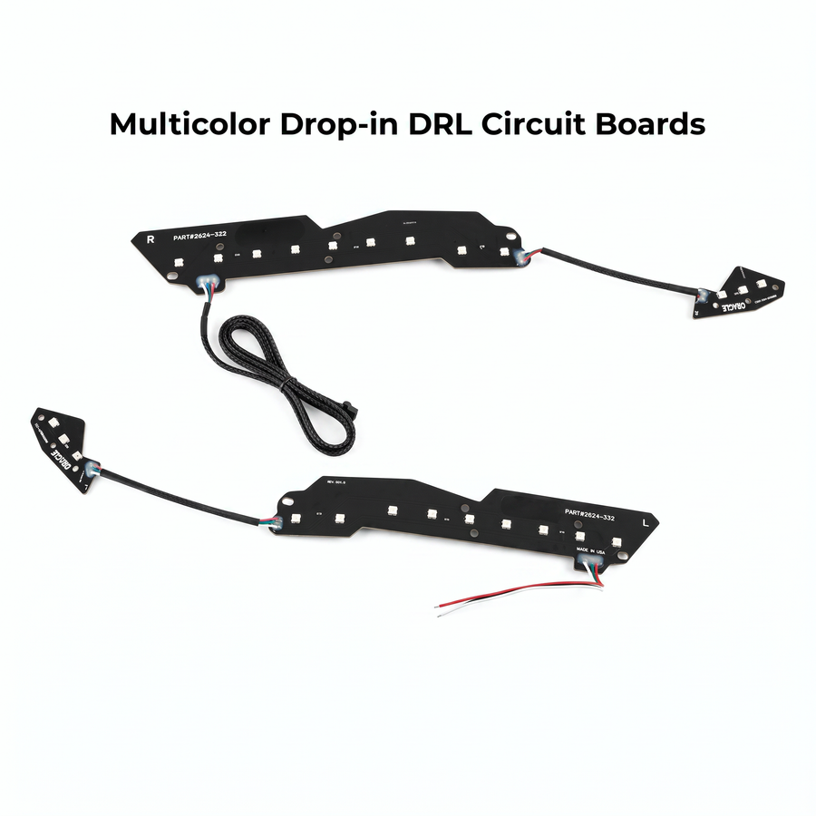 GMC Sierra 1500 Multicolor DRL Boards (2016-2018)