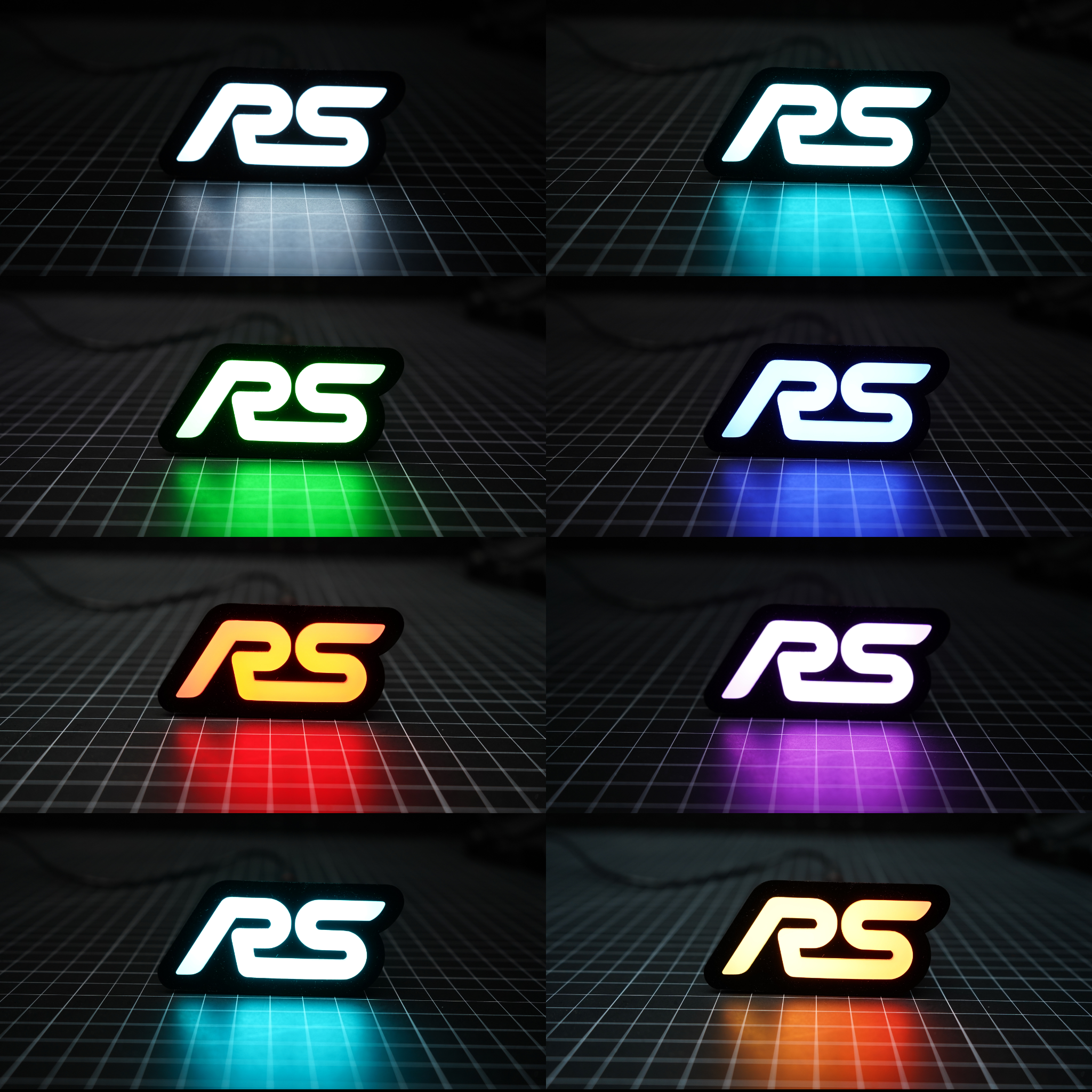 RS : Multicolor LED Badge (15-18 Ford Focus)
