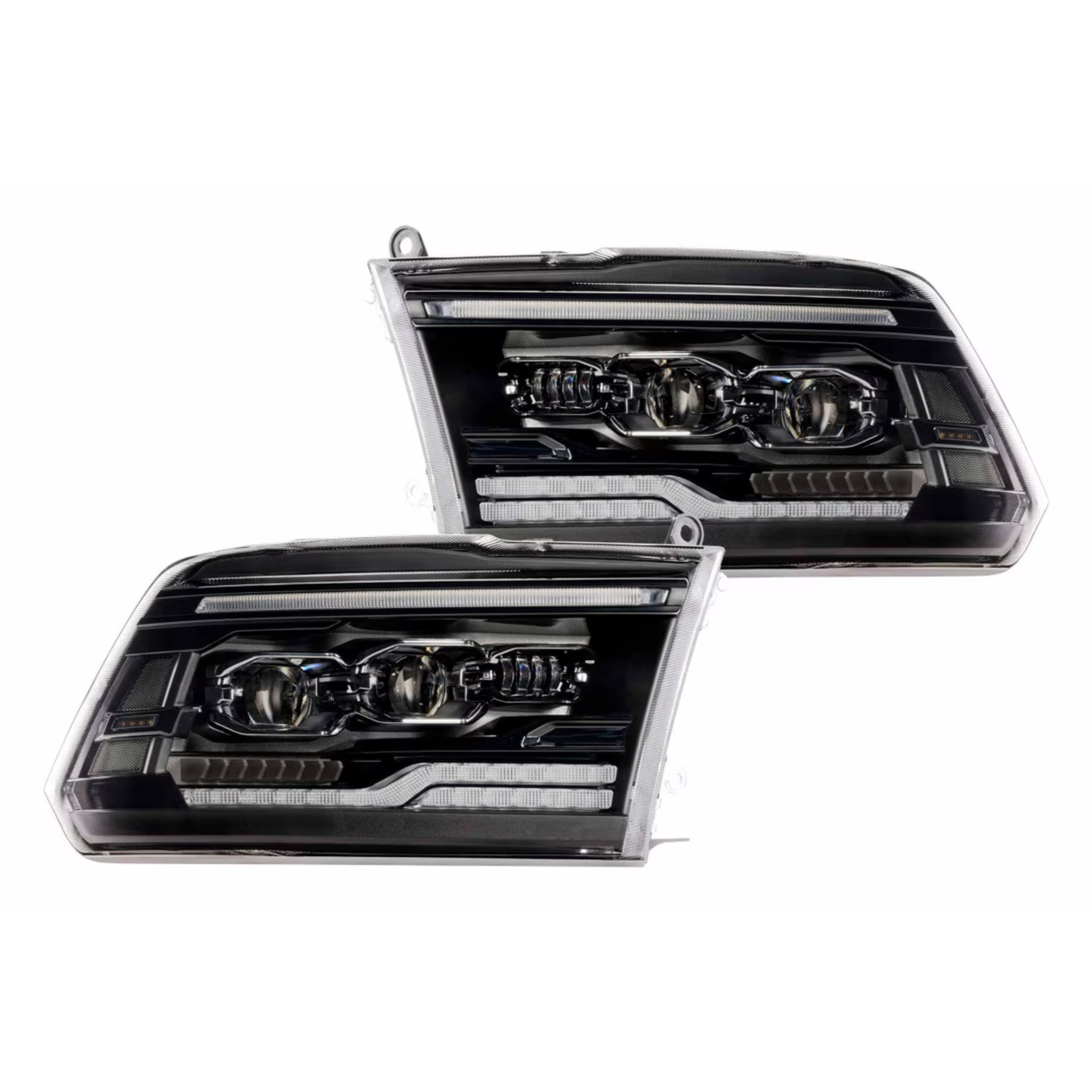 Dodge Ram 1500/HD: Multicolor XRGB Evo Headlights (2009-2018) – Custom Multicolor LED Lighting by RGB Halo Kits