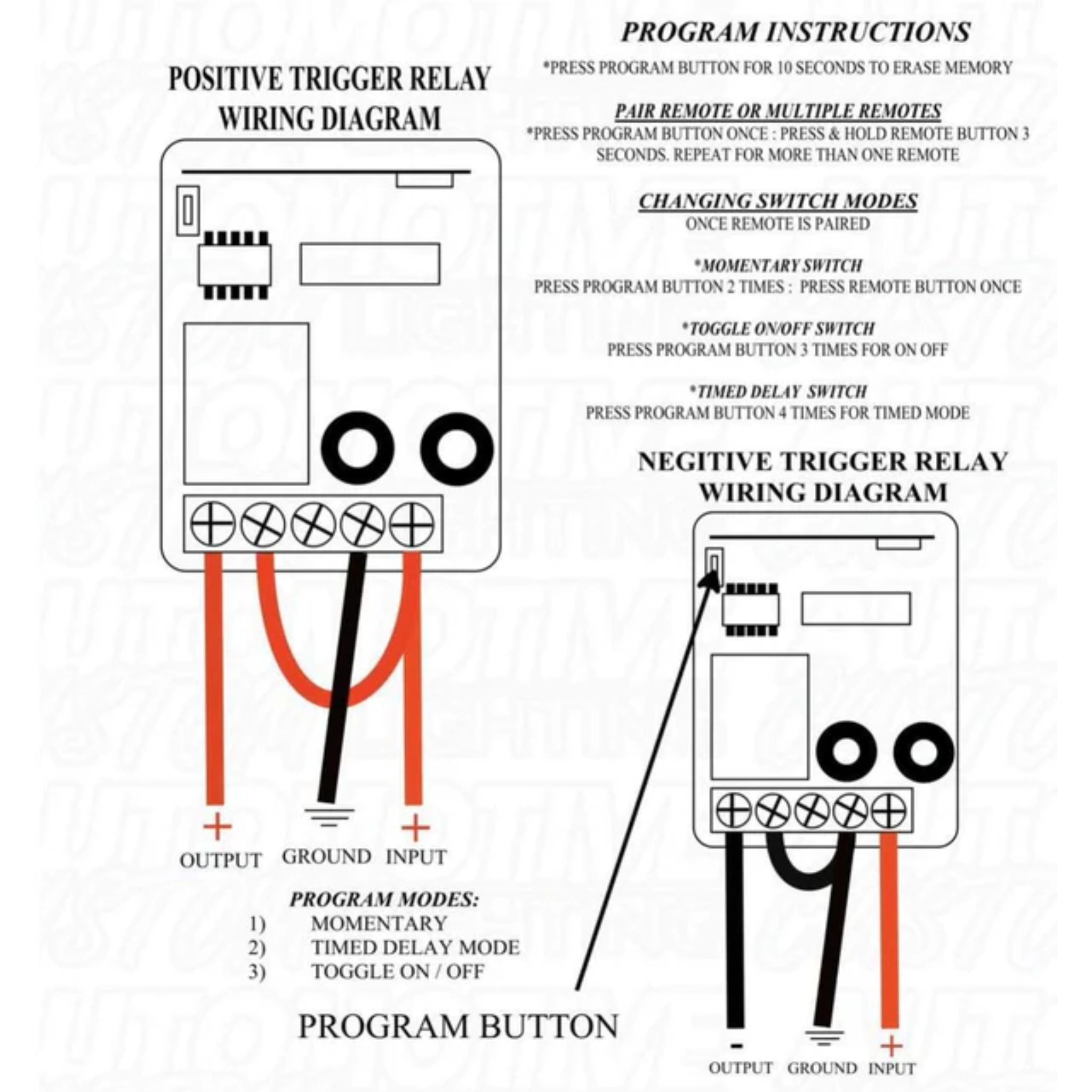 On/Off Relay Wiring Guide – RGB HALO KITS