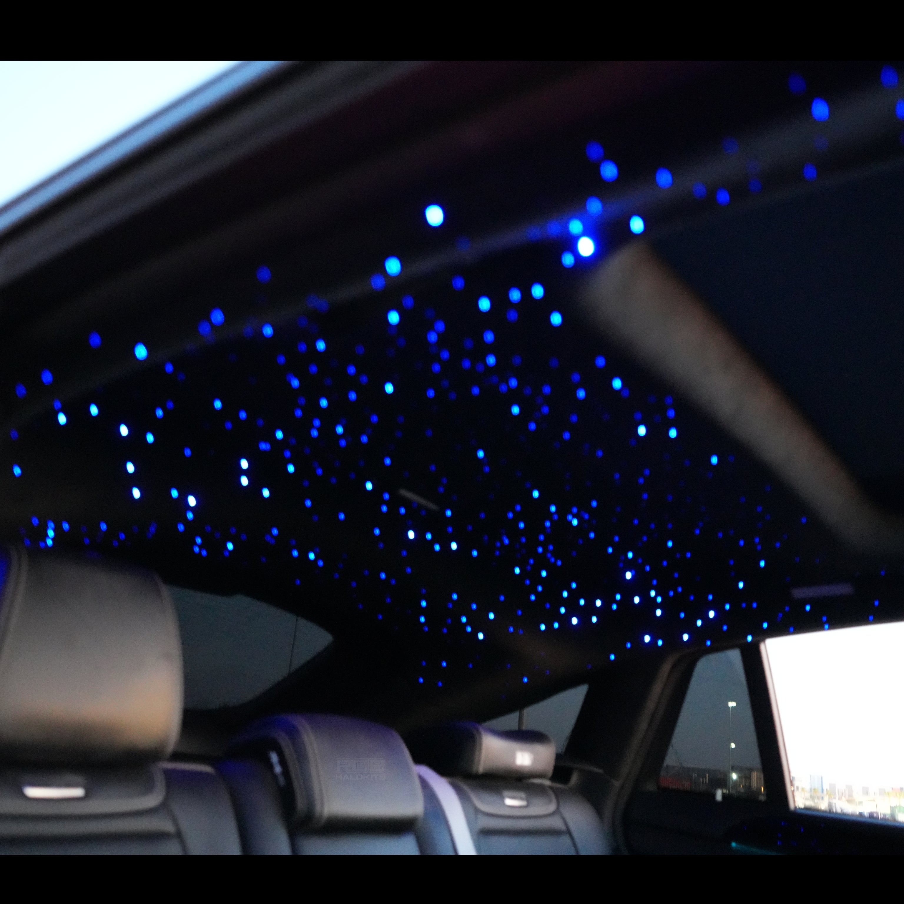 RGBW Twinkle Starlight Headliner Kit – 650 or 1,000 Stars – Custom Multicolor LED Lighting by RGB Halo Kits
