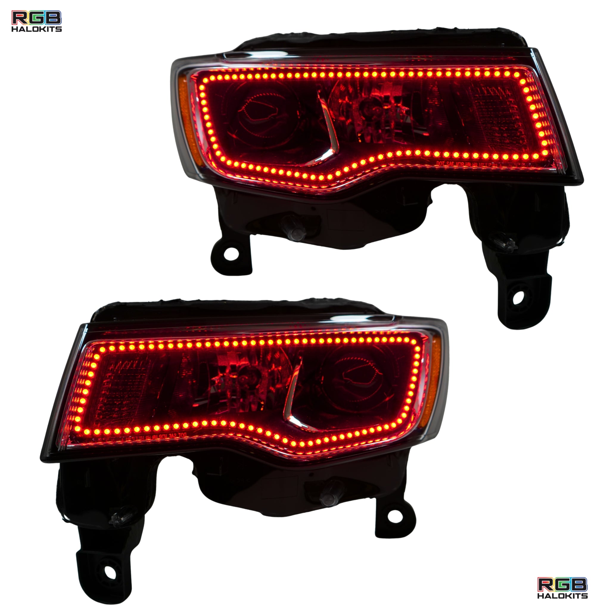 Jeep Grand Cherokee Multicolor Flow Series Halo Kit (2014-2021) – Custom Multicolor LED Lighting by RGB Halo Kits