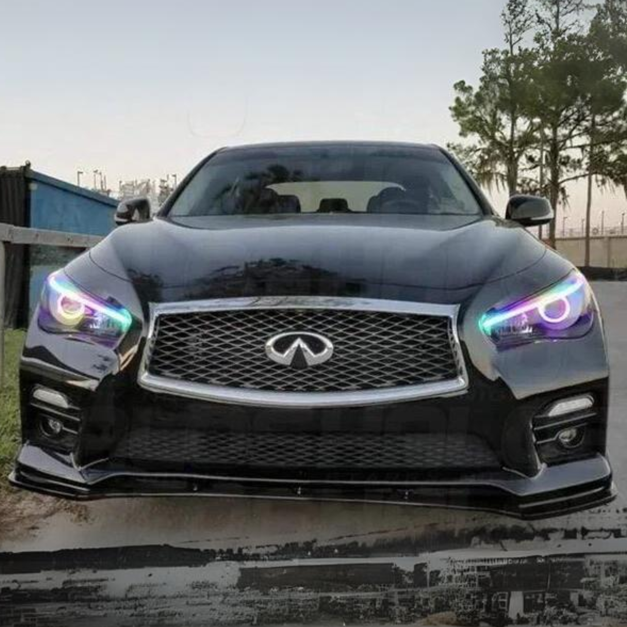 Infiniti Q50: Multicolor Built Headlights (2014-2024)