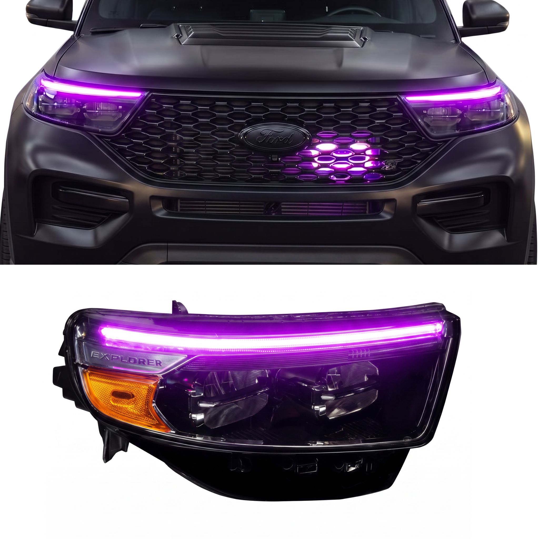 Ford Explorer Multicolor RGBW DRL Boards (2020-2024)