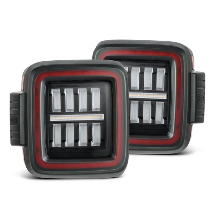 Jeep Wrangler JL NOVA-Series Prismatic LED Tail Lights (2018-2026) | Alpharex