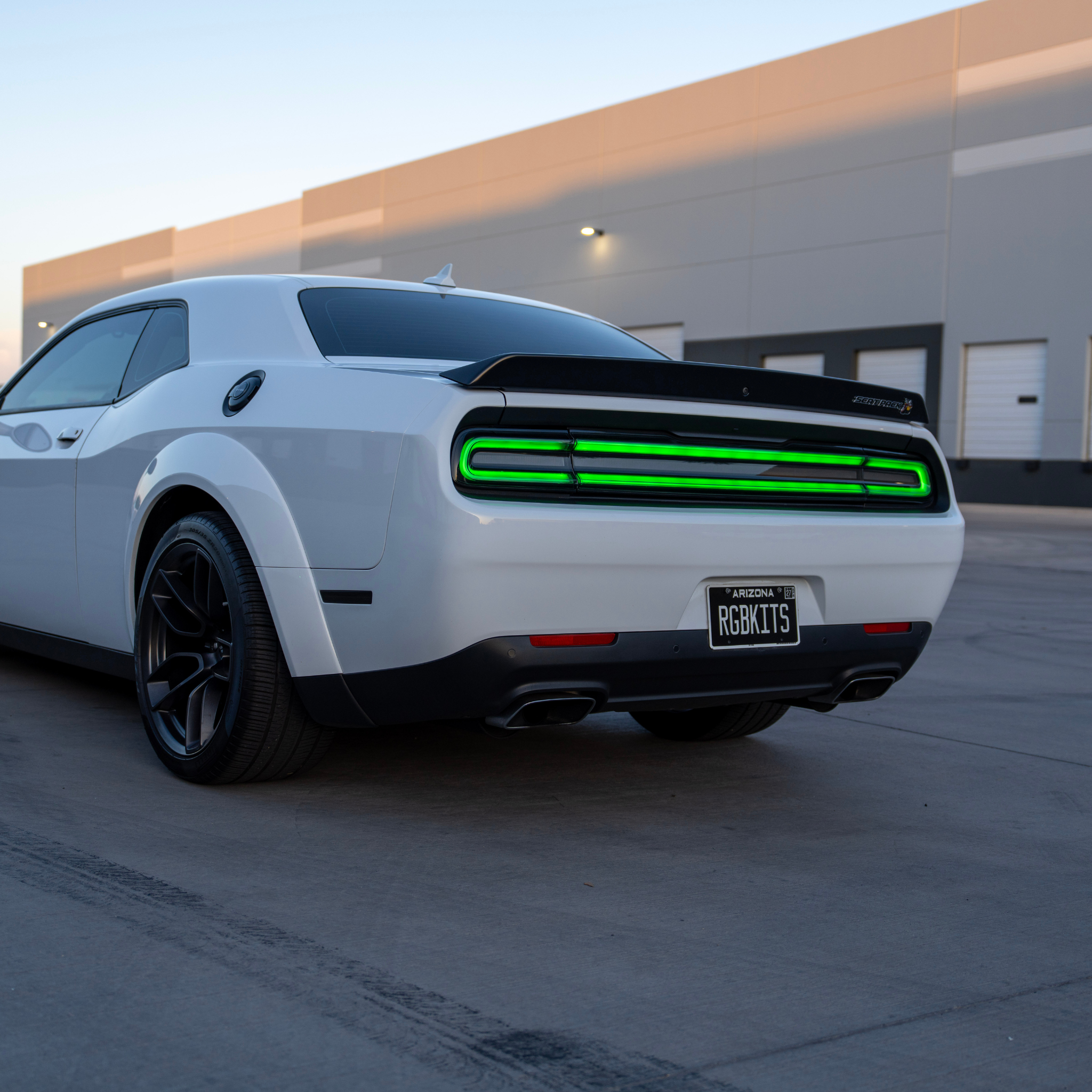 Dodge Challenger: Flow Series Multicolor Tail Lights (2015-2024)