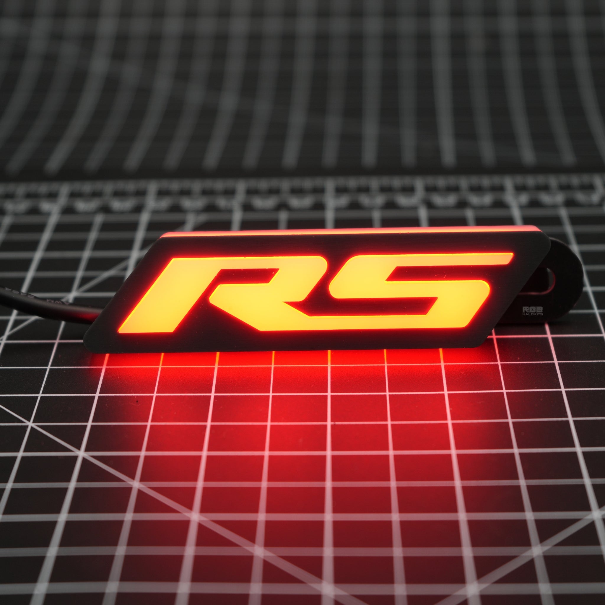 RS LED Emblem Badge: Multicolor (for Chevrolet)