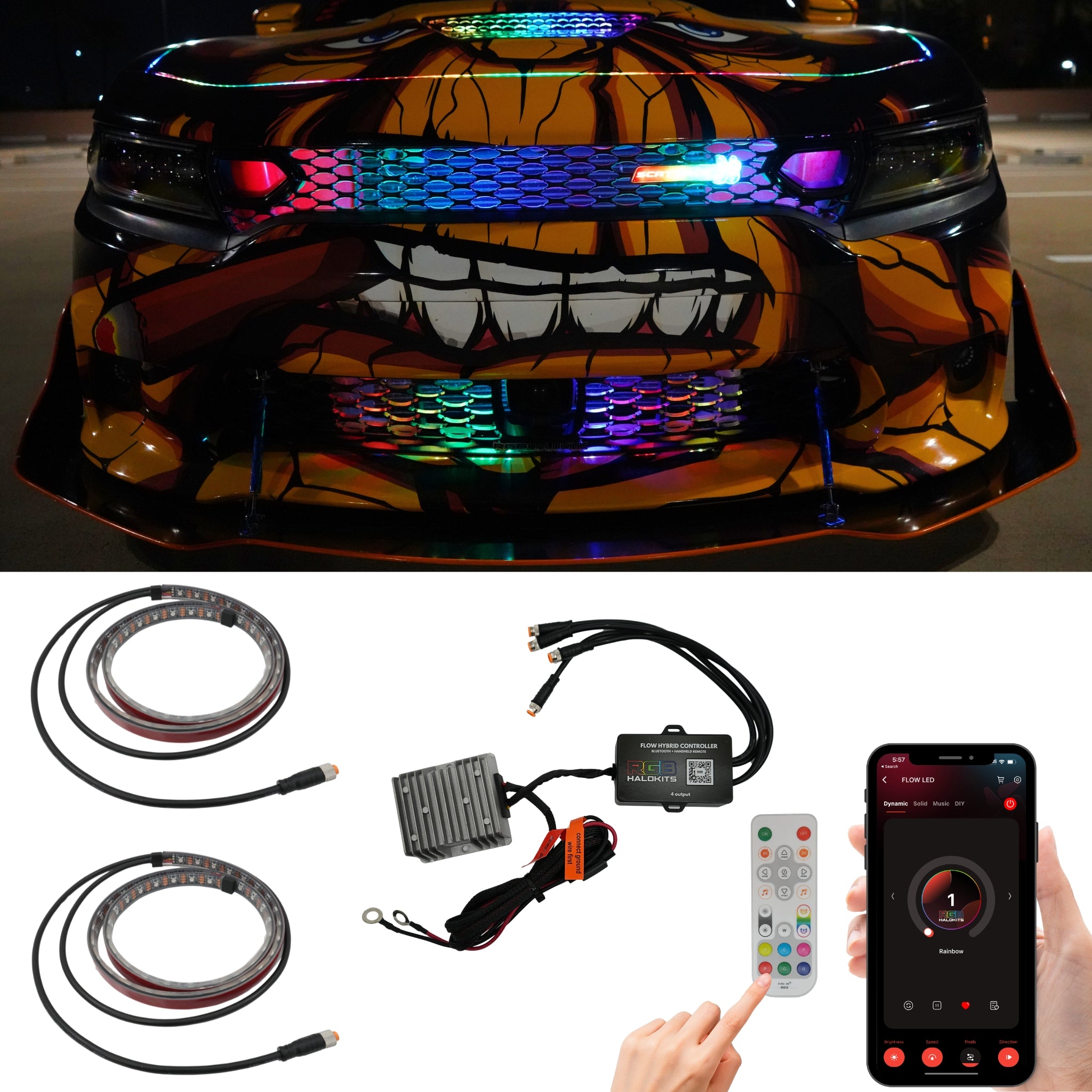 Multicolor Grille LED Kit