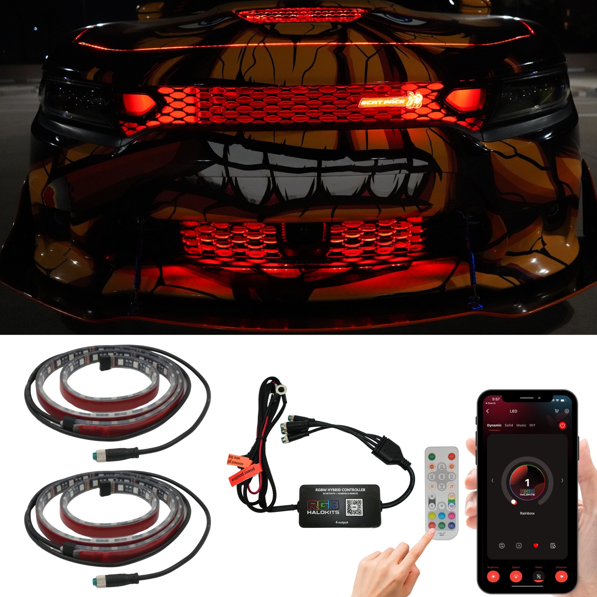 Multicolor Grille LED Kit