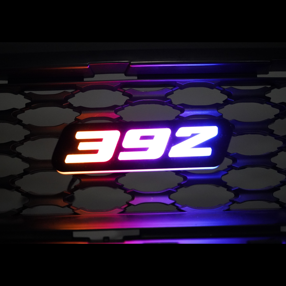 392 LED Emblem Badge: (Multicolor) — product view