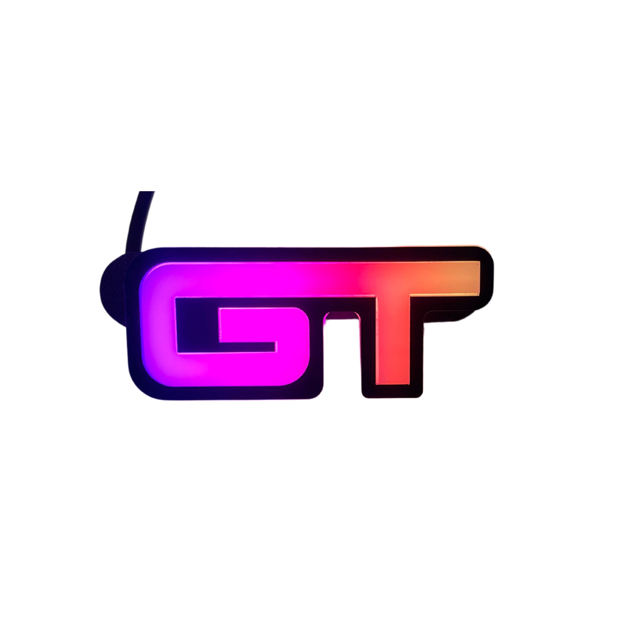 GT LED Emblem Badge (Multicolor Flow)