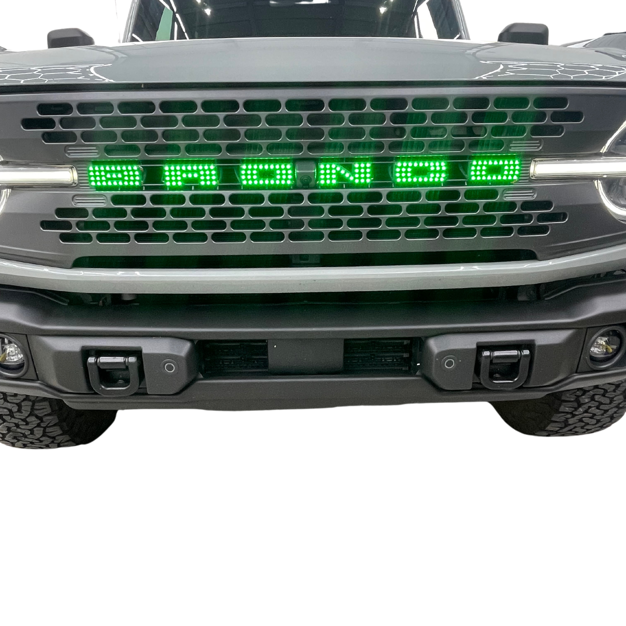 Bronco LED Emblem: (Multicolor)