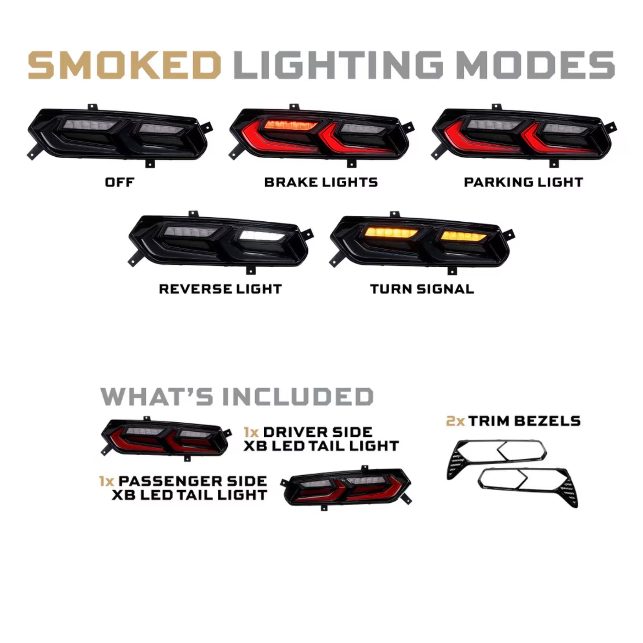 Chevrolet Corvette C7 Multicolor Flow LED Tail Lights (2014-2019) | XB – Custom Multicolor LED Lighting by RGB Halo Kits