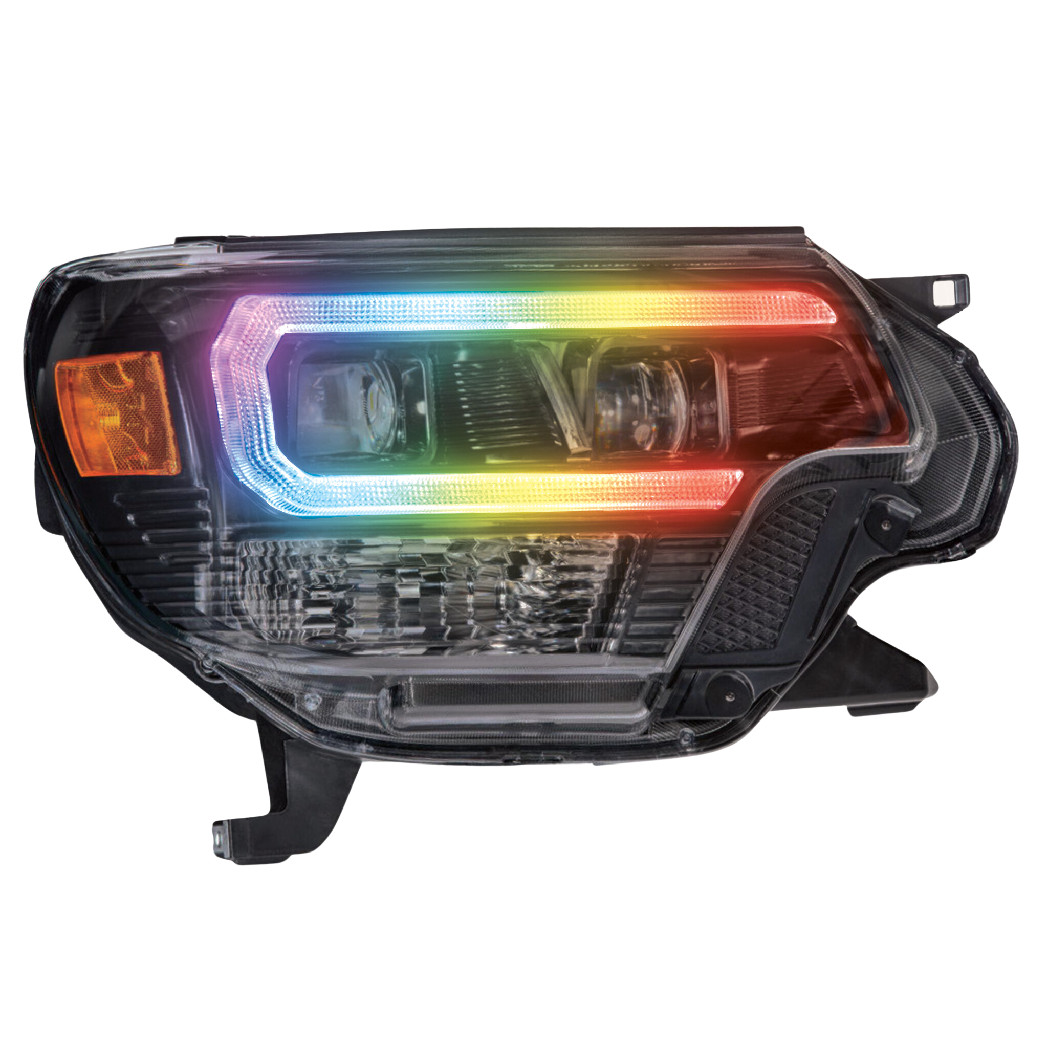 Toyota Tacoma: Multicolor Built Morimoto XB Hybrid Headlights(2012-2015)